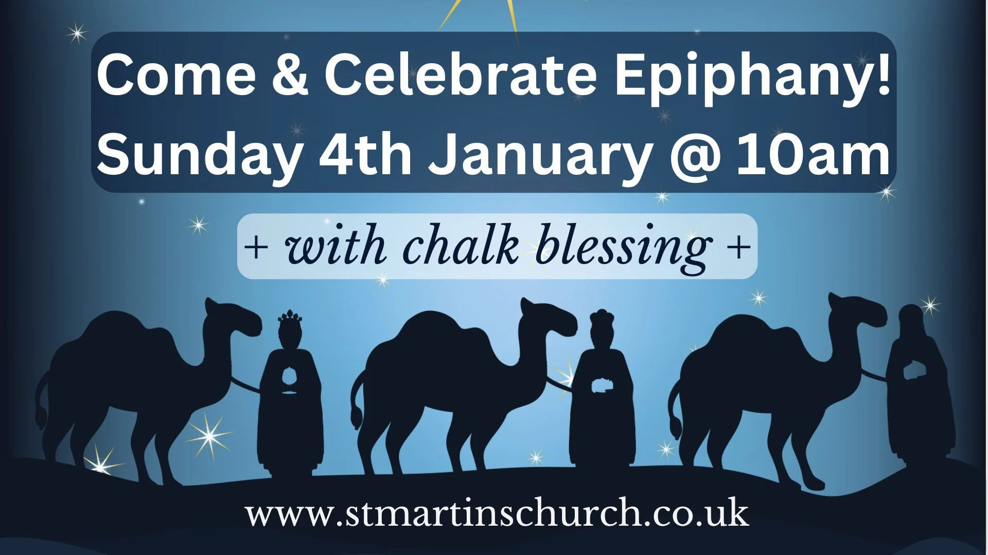 Epiphany - Holy Communion &amp; Chalk Blessing 