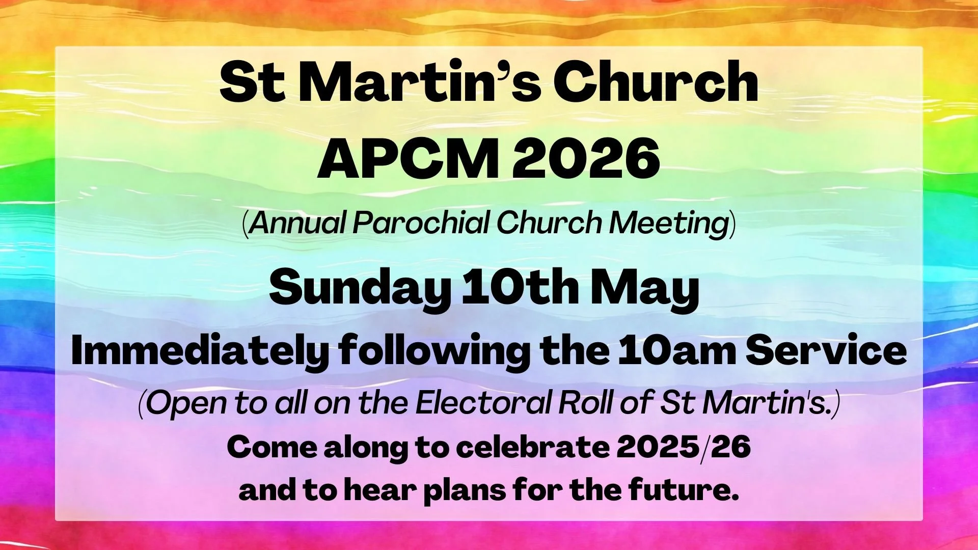 APCM 10th May 2026
