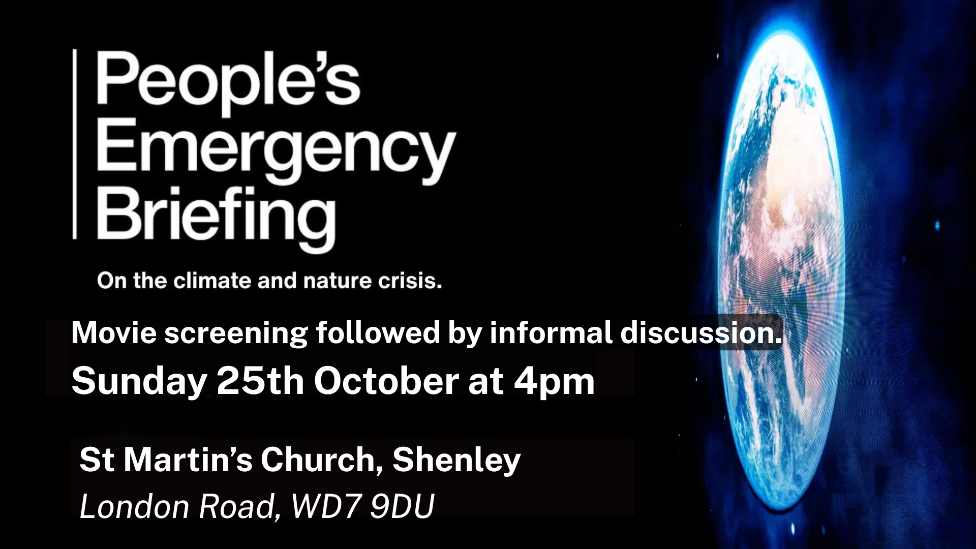 Screening of 'People's Emergency Briefing' 