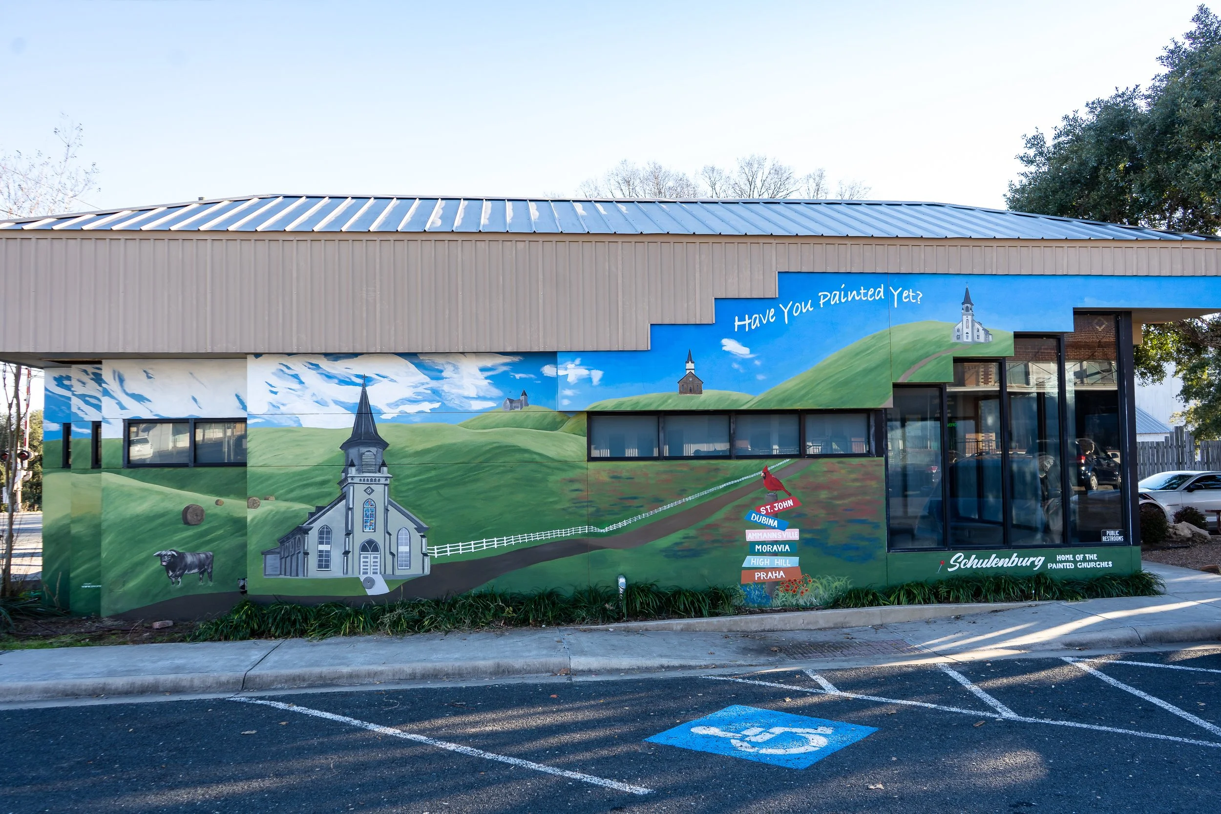 Mural of the Schulenburg Painted Churches