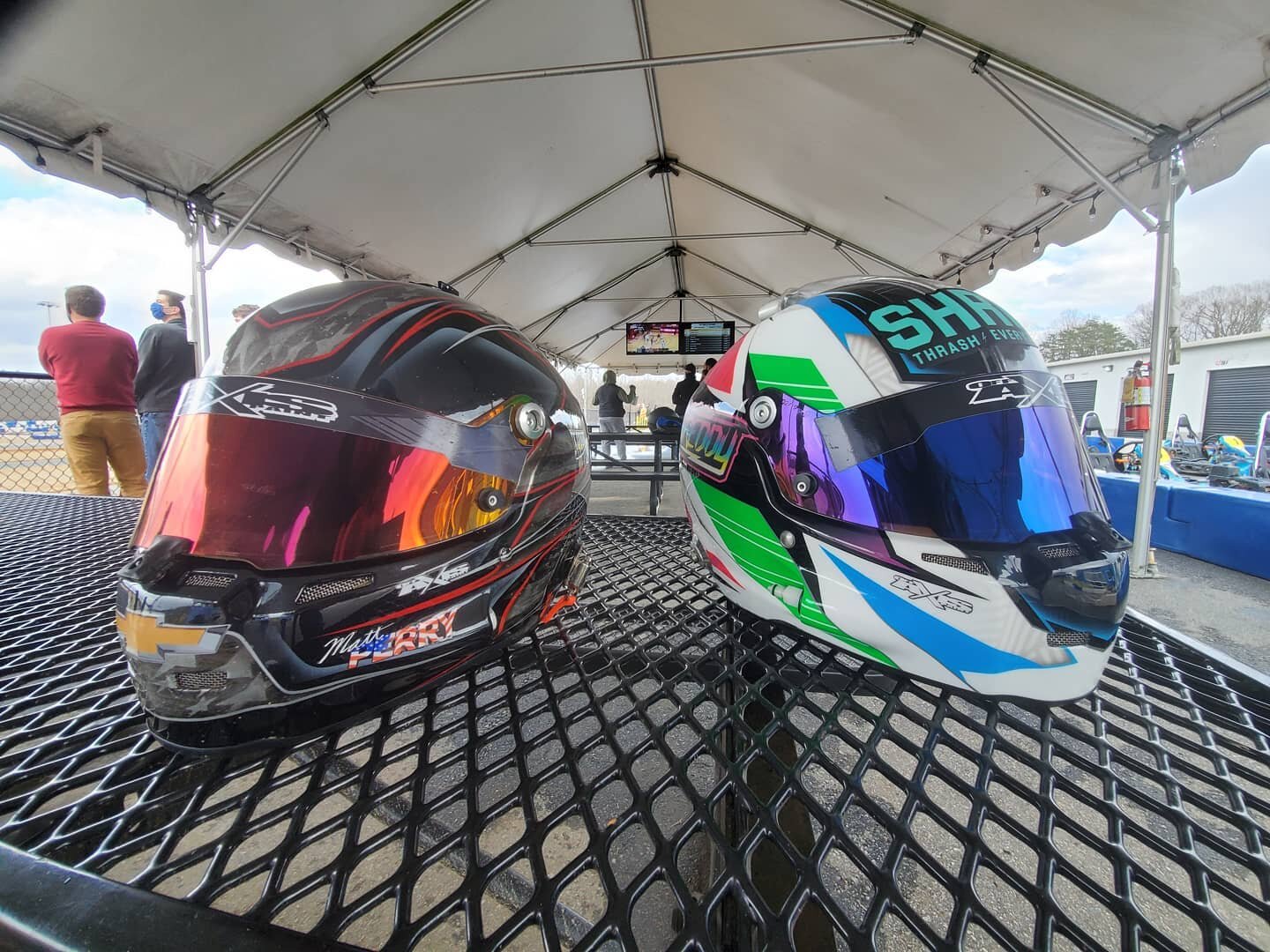 Four NASCAR Drivers show up to @gopromotorplex 
What is the end result?