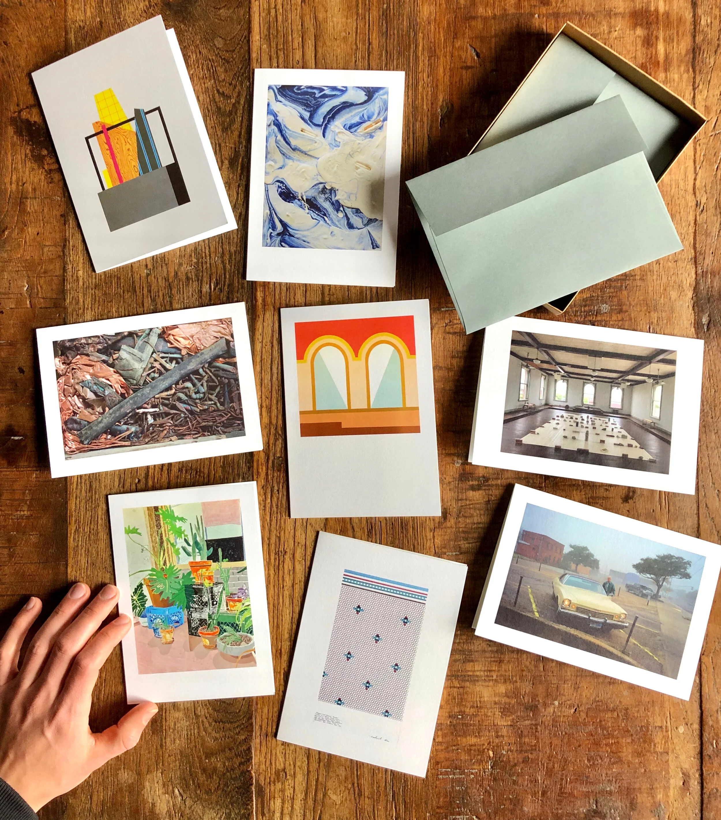 100W Notecards Display on Table.jpg