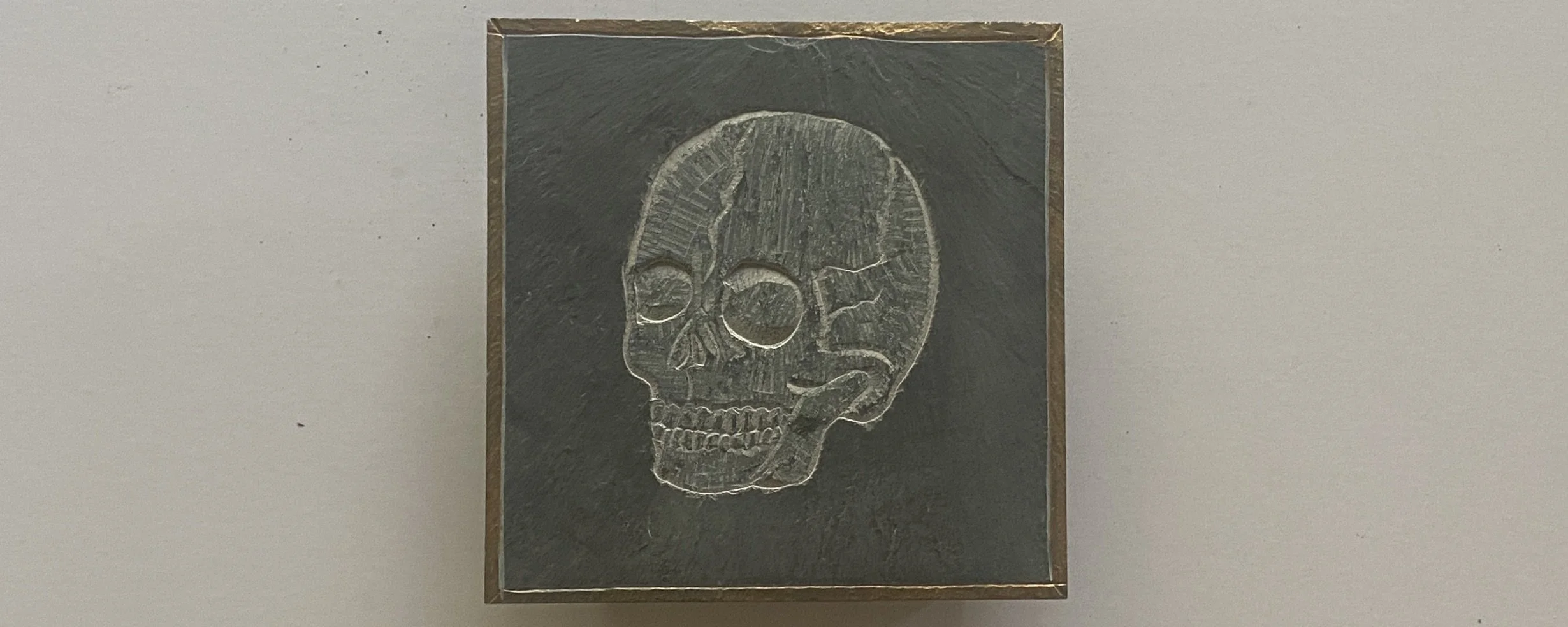 Skull reminiscing about youth