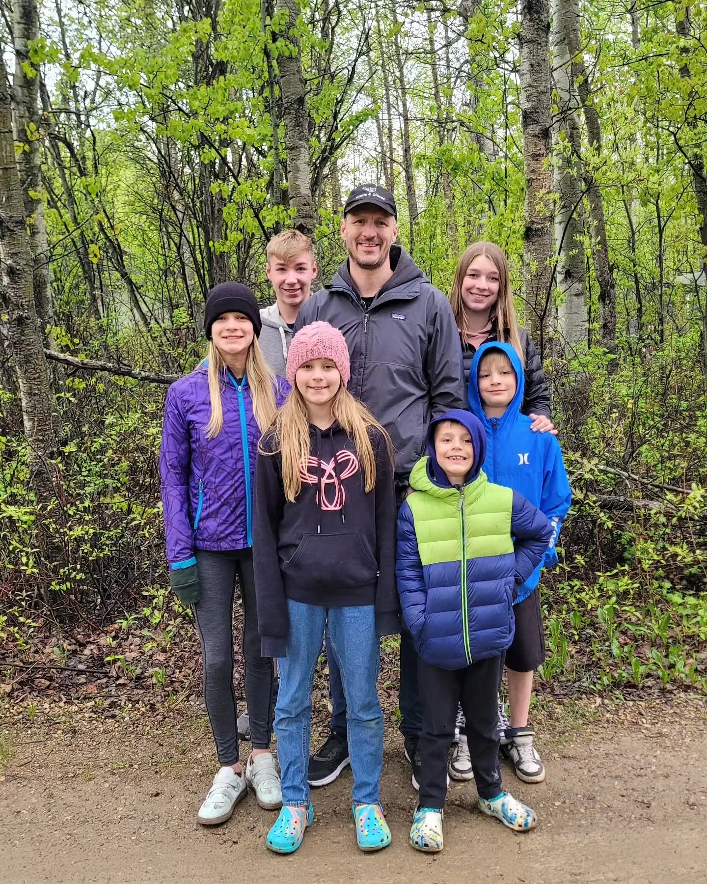 Our first camping trip of the season wasn't a 10/10 (though surprisingly, some kids gave it an 8), as we weathered rainy days and swarms of mayflies on our hikes...

But we built fires, played games, whittled, read, and browsed shops, and my mom stay