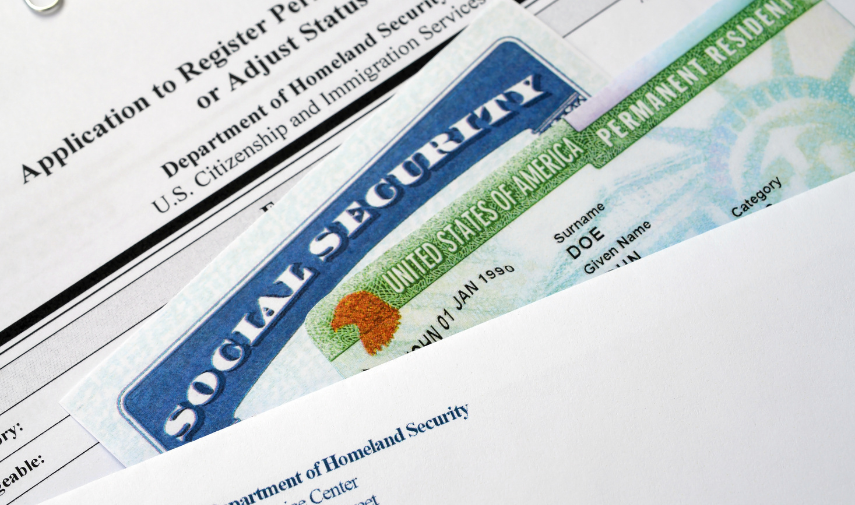 immigration documents for obtaining legal residency
