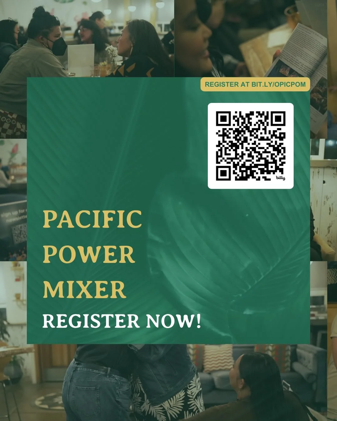 ‼️ Calling all Pacific Islander community organizers ‼️

Join us for our second annual Pacific Power Mixer on Friday April 3rd from 6-8pm at the KALO AloHā Resource &amp; Community Center!&nbsp;

Whether you are new to community organizing, an active