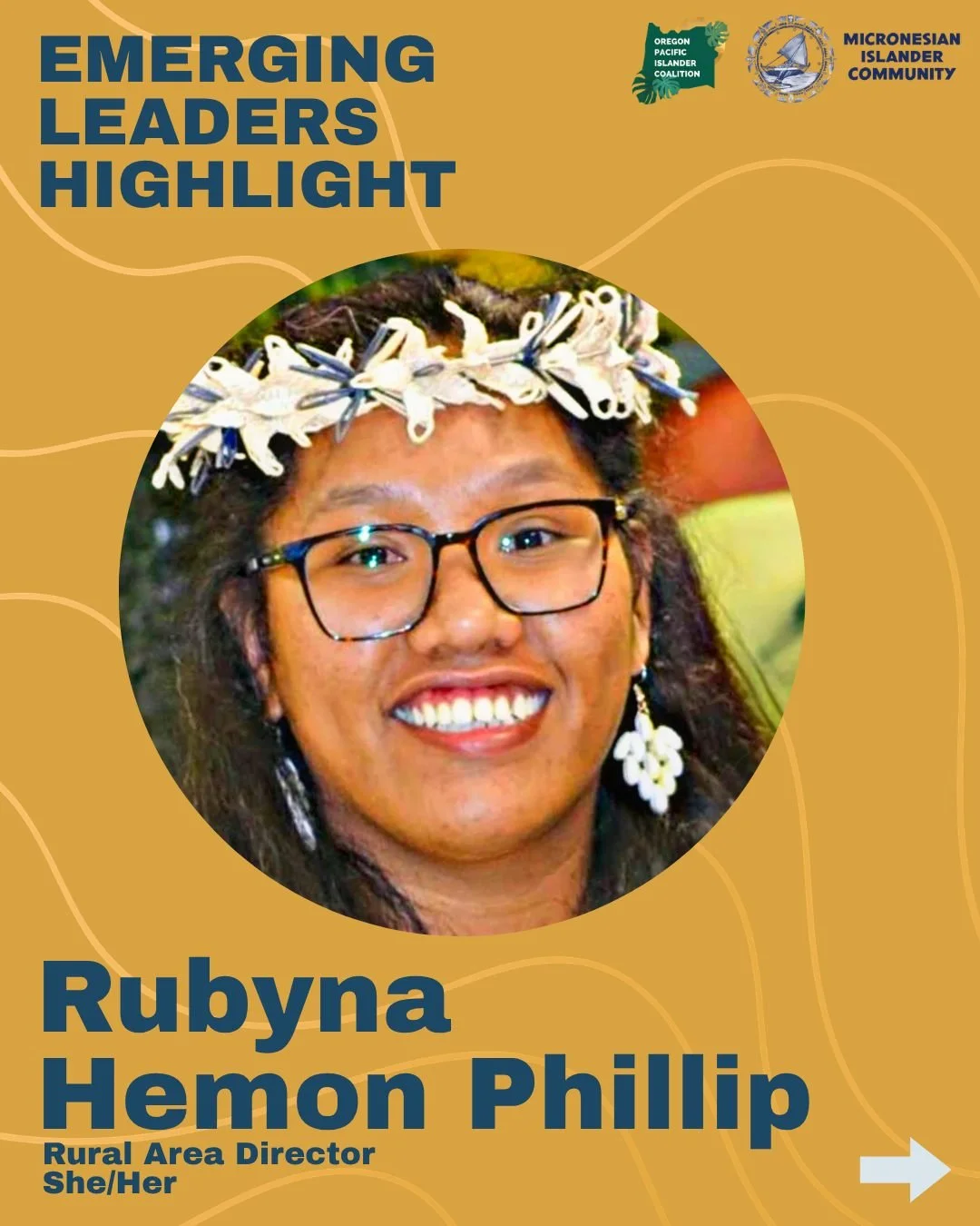 Meet one of OPIC&rsquo;s Emerging Leaders: Rubyna Hemon Phillip. Rubyna is Micronesian Islander Community&rsquo;s (MIC) Rural Area Director. ✨

The Emerging Leaders Hot-seat Group Coaching program was her first official introduction to the Coalition.