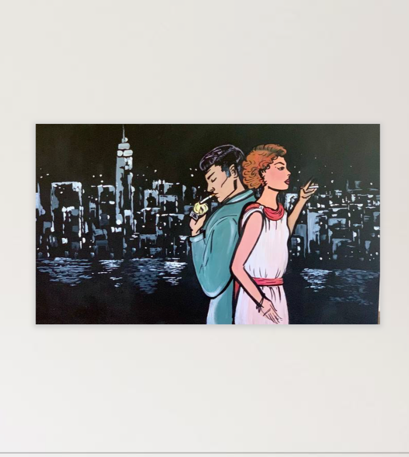 "Hollywood" Painting