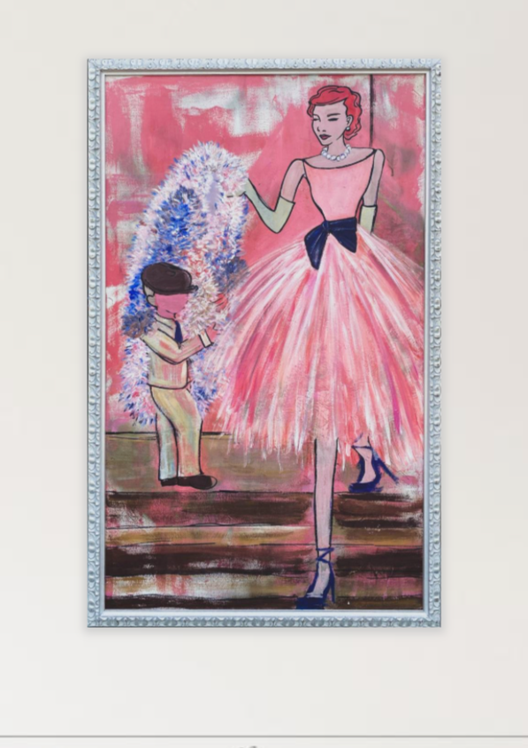 "The Coat Boy" Painting