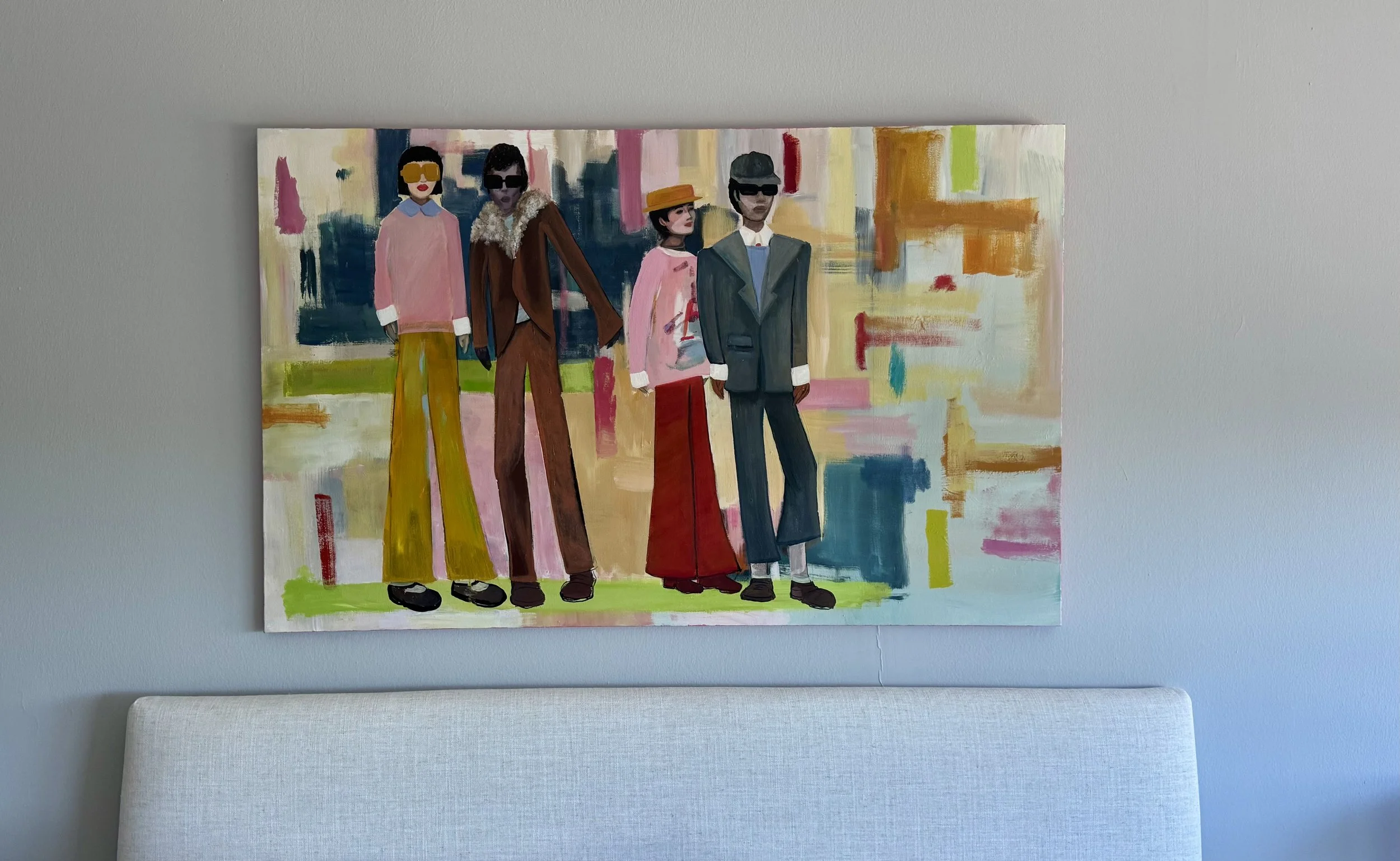 "Bus Stop" Painting