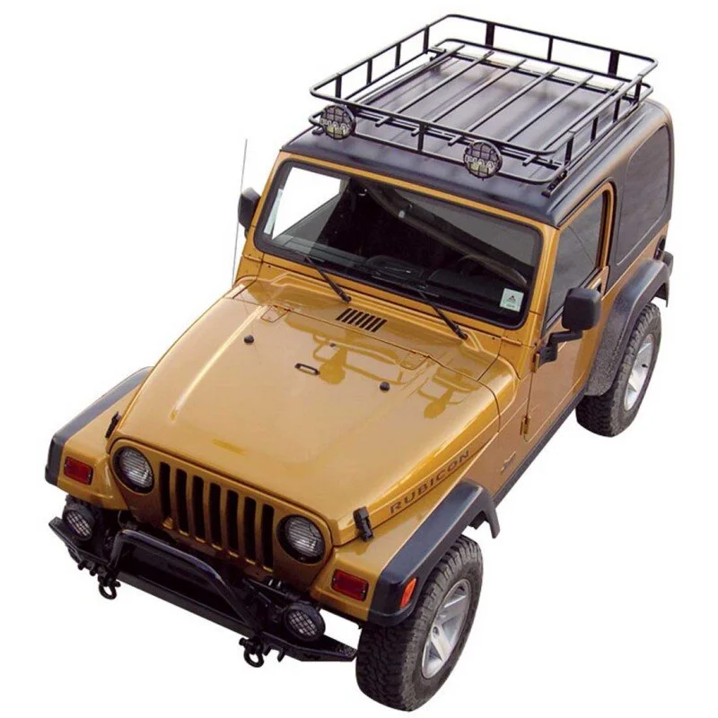 Jeep Tj Roof Rack Hardtop Roof Basket Rugged Ridge Roof Rack, With