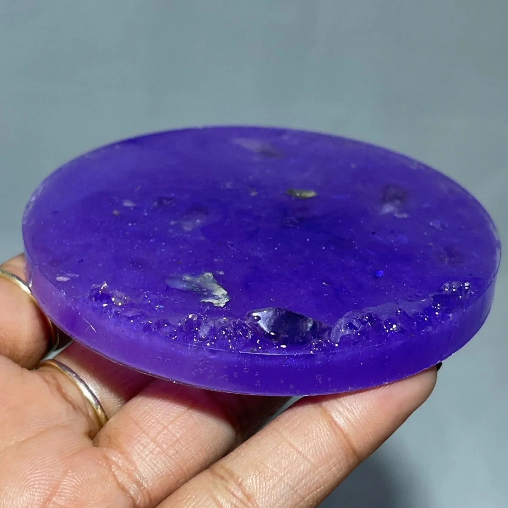 Amethyst - Circular Coaster