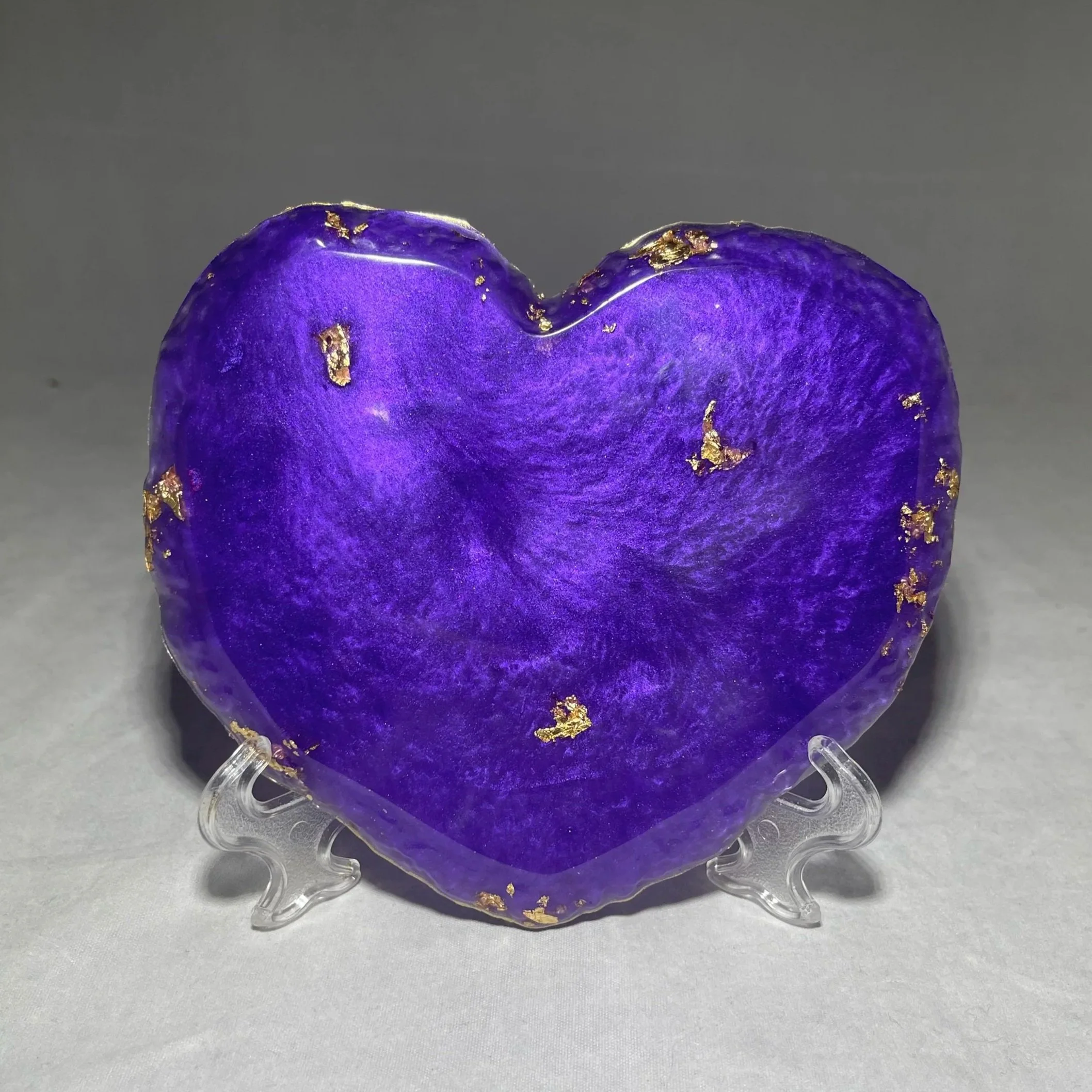 Royal - Textured Heart Coaster