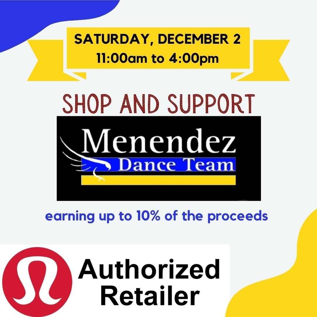 Giving Back Saturday at SolThreads
Shop from 11am-4pm in support of Pedro Menendez Dance Team earning up to 10% of sales.

lululemon, Free People Movement, Capri Blue and more