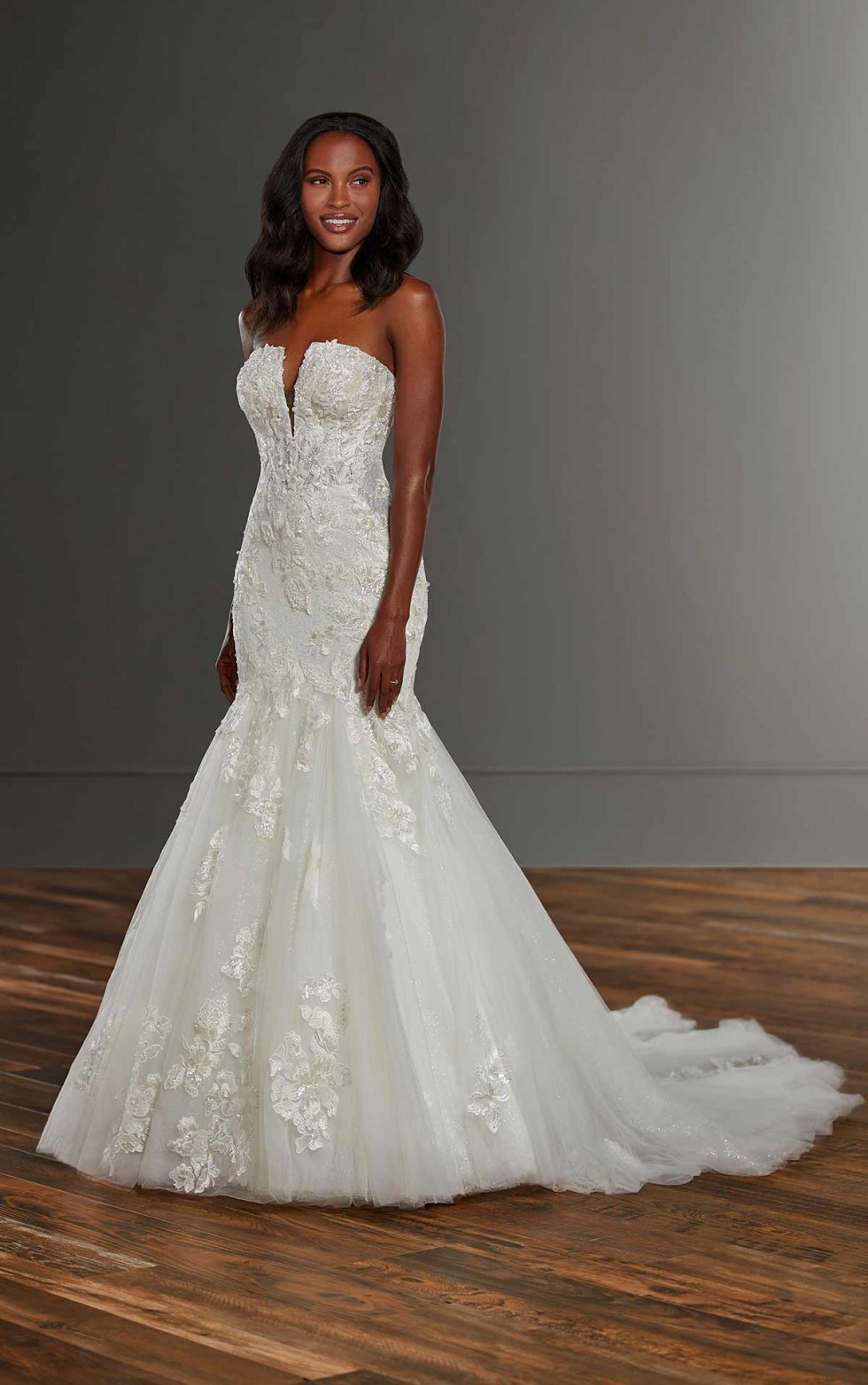 New ivory lace wedding dress size 12, Jewel by David's bridal, A line