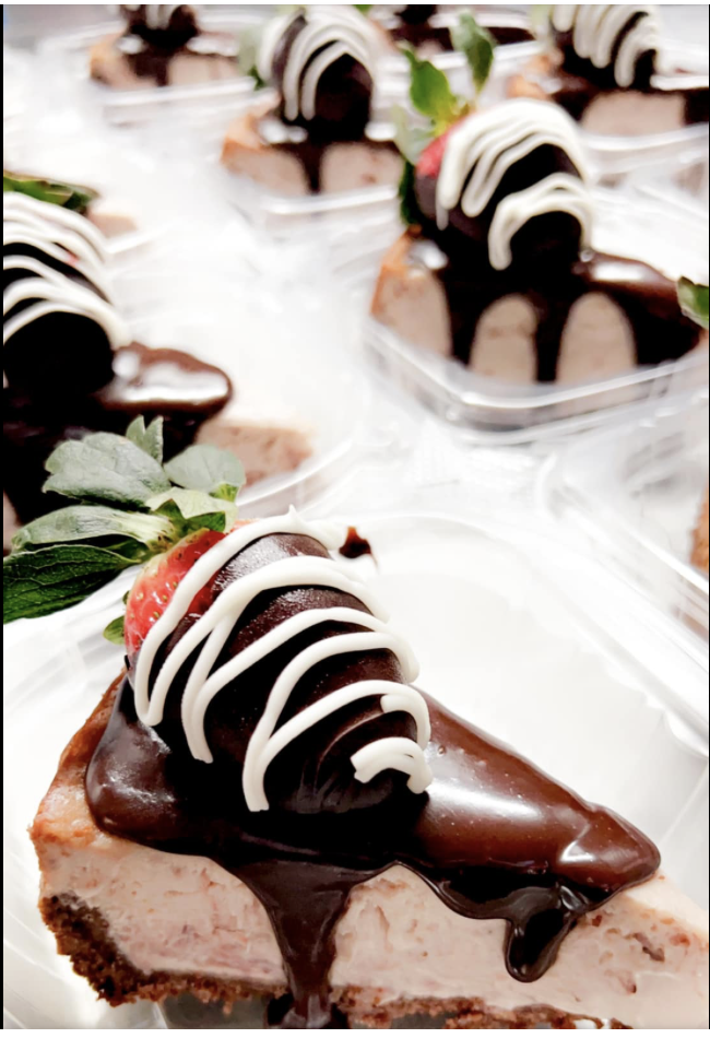 Chocolate Covered Strawberry Cheesecake