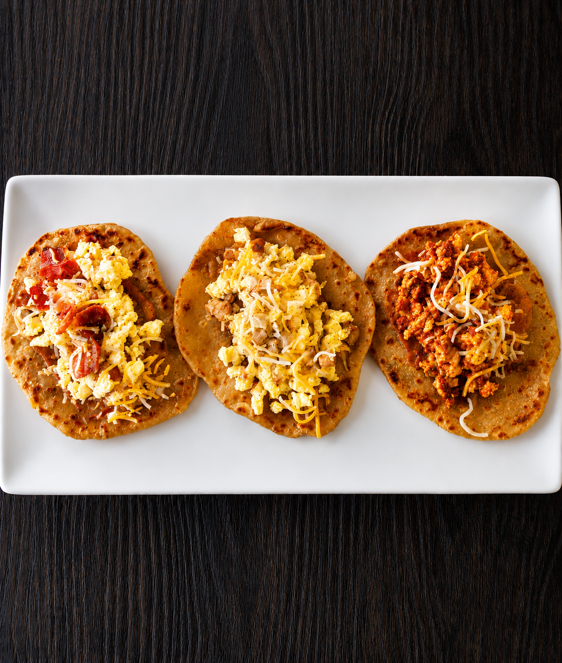 Bacon, Egg & Cheese Breakfast Tacos