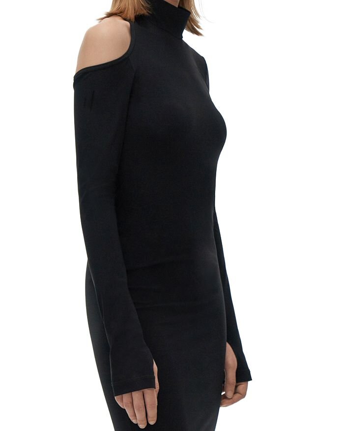$210 Helmut Lang Cutout Bodycon Dress - Bloomindales