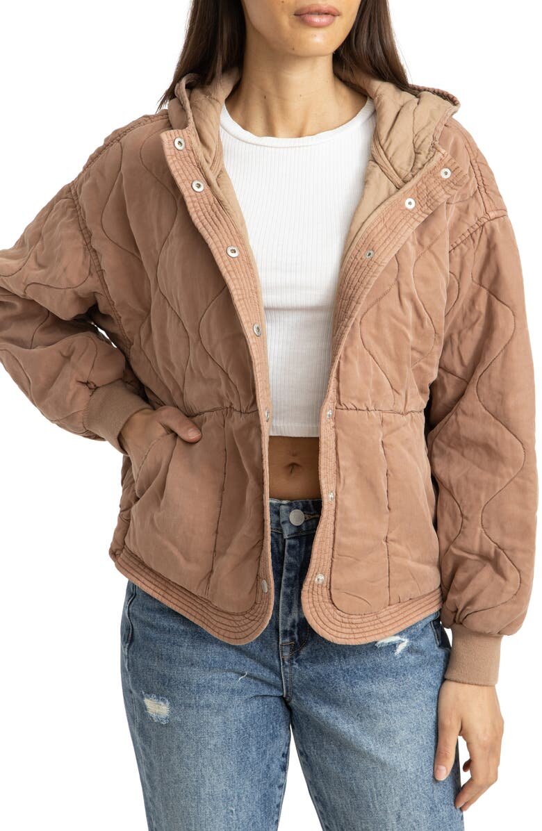 $69.90 Worth It Quilted Hooded Jacket BLANKNYC - Nordstrom