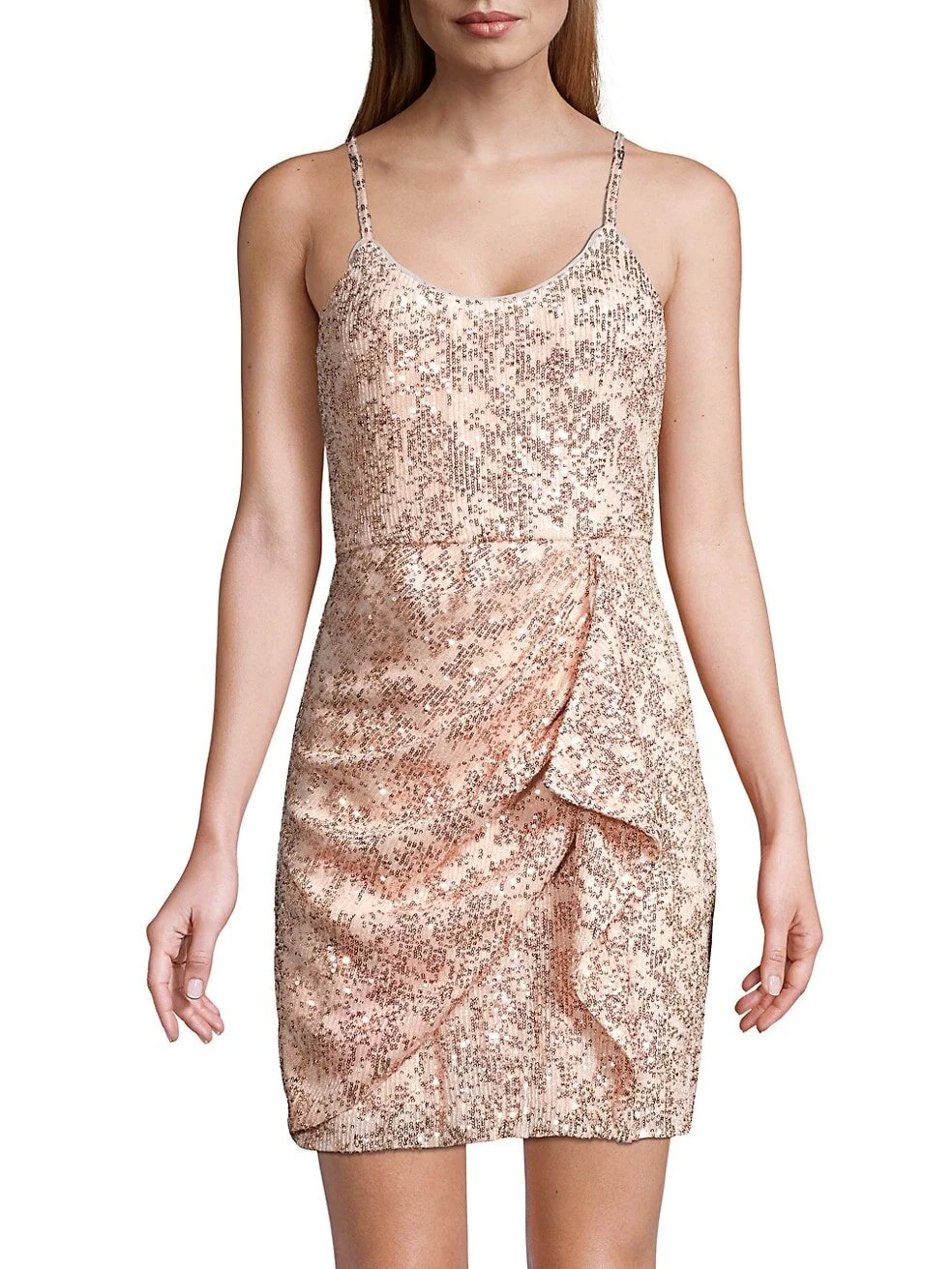 $99.99 Parker Black Darby Sequin Dress - Saks Off 5th