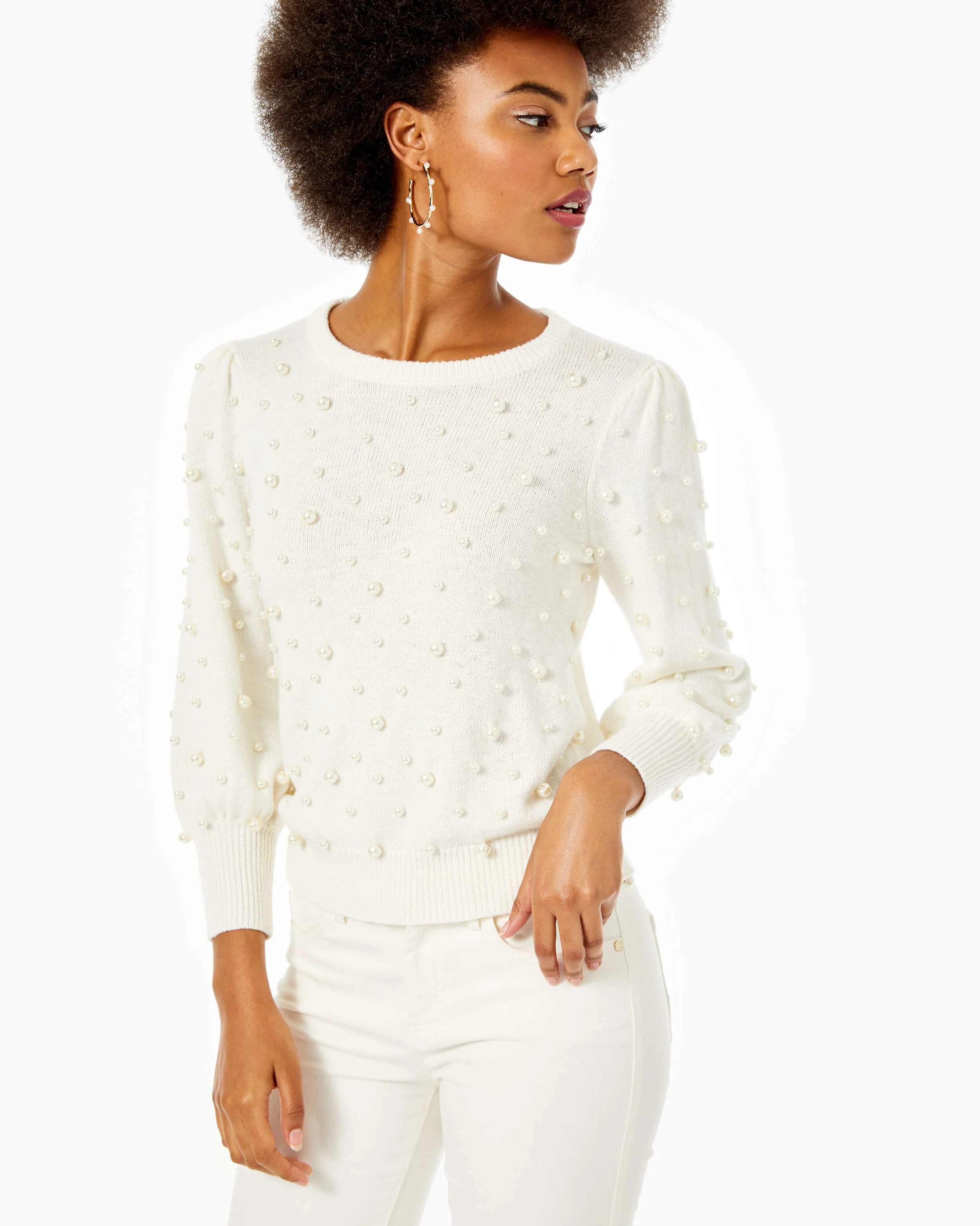 $158 GINNY PEARL SWEATER - LILLY PULITZER