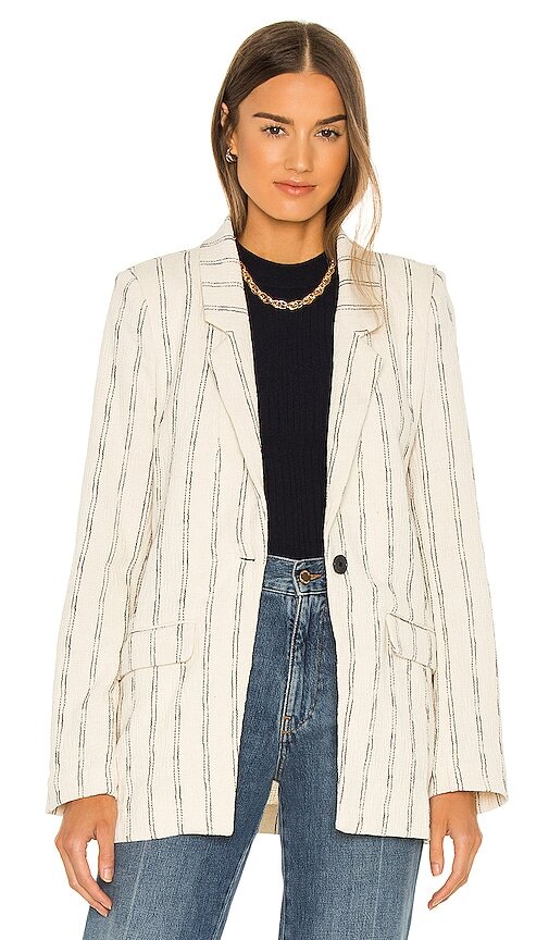 $91 Stripe Blazer  Bardot