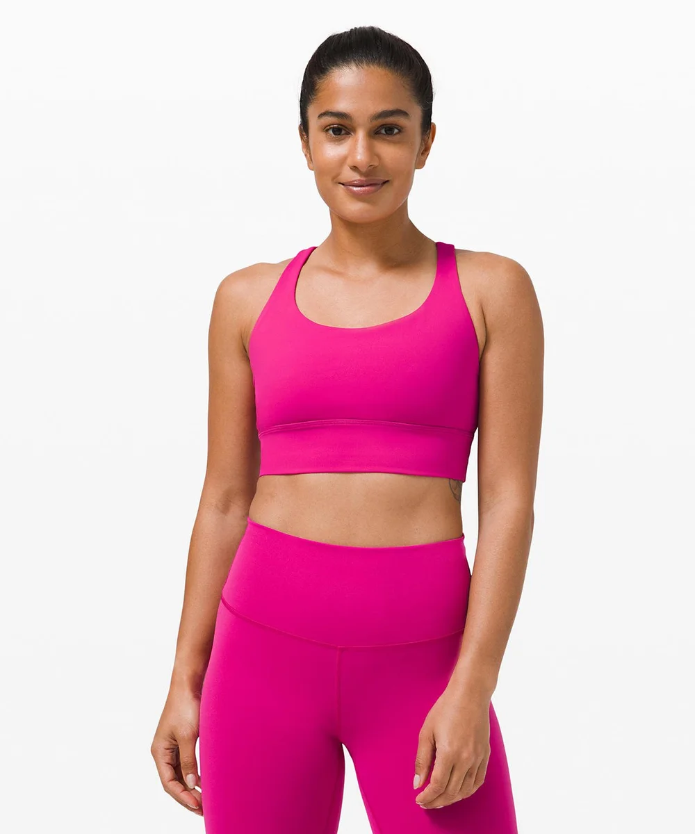 $39 Energy Bra Longline  Medium Support, B-D Cups - LULULEMON