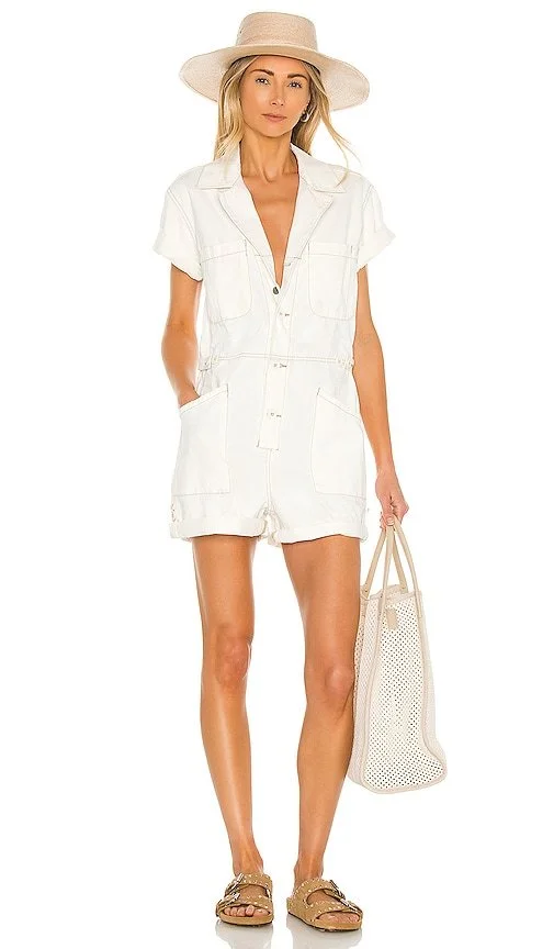 $128 Parker Short Romper  PISTOLA