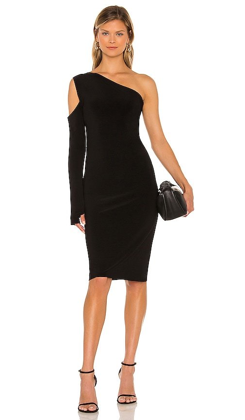 $135 One Shoulder One Sleeve Dress Norma Kamali