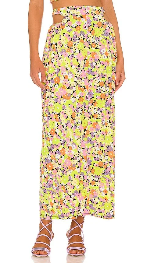 $78 Anjeli Slinky Midi Skirt AFRM