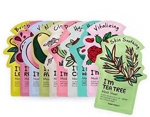 TONYMOLY I'm Real Sheet Mask, Pack of 10 $18.20