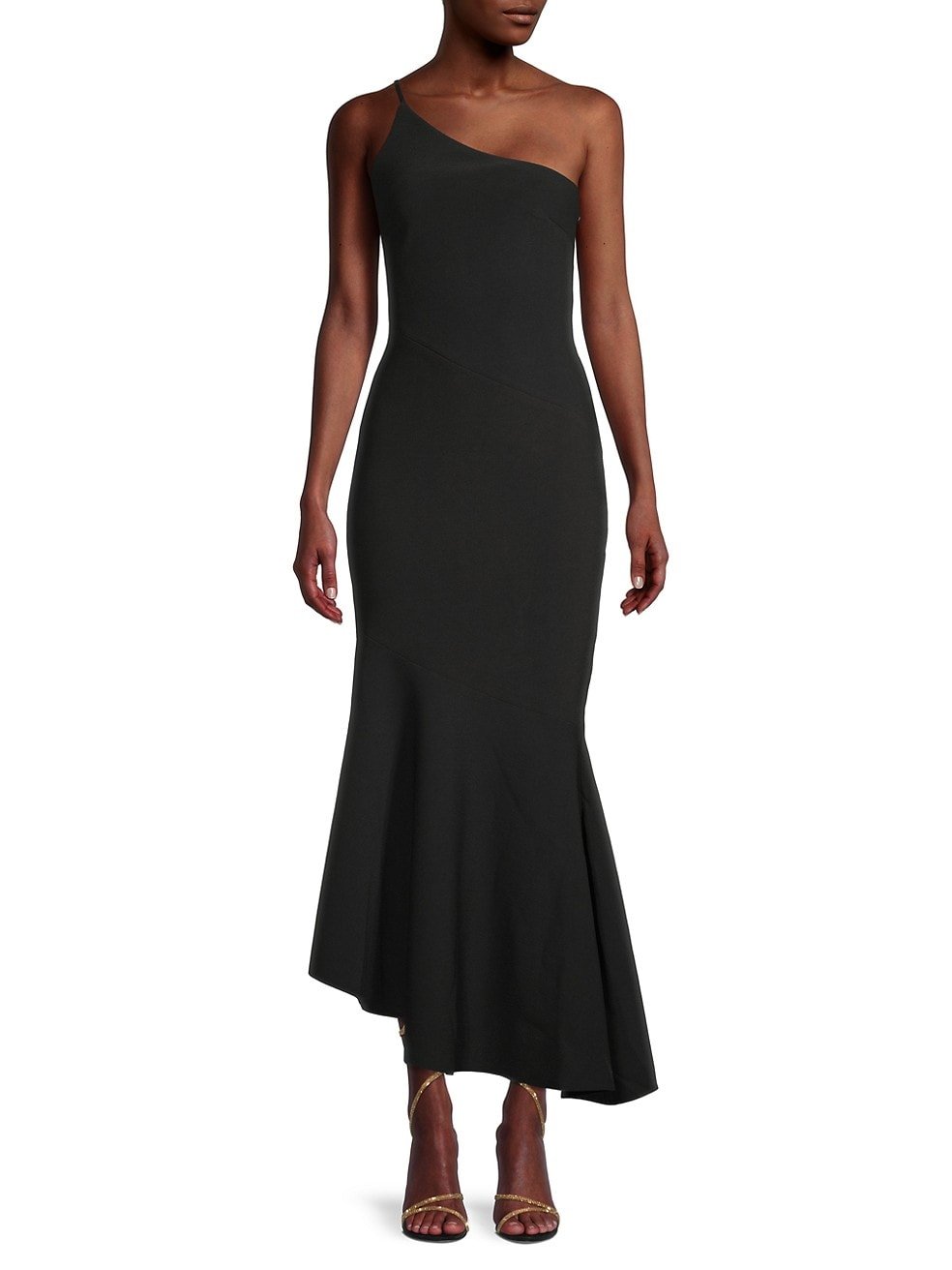$179.20 Significant Other Tori Asymmetric One-Shoulder Gown