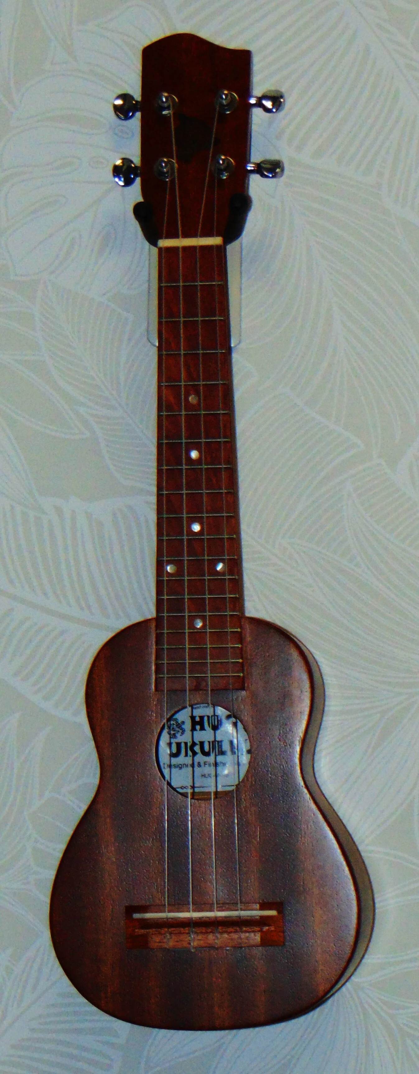 Solid Mahogany Super Soprano  HUG-M-SS  Front View (Copy)