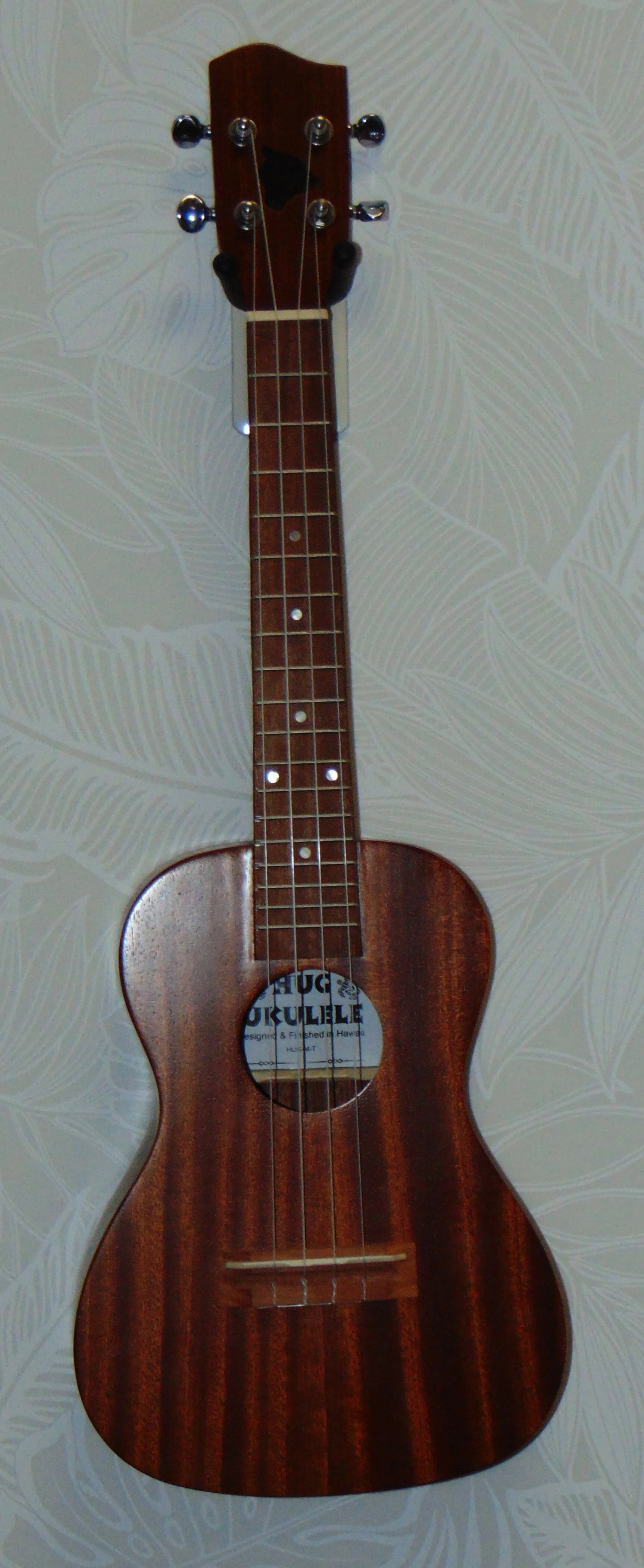 HUG Solid Mahogany Tenor Ukulele  Front View 2.JPG