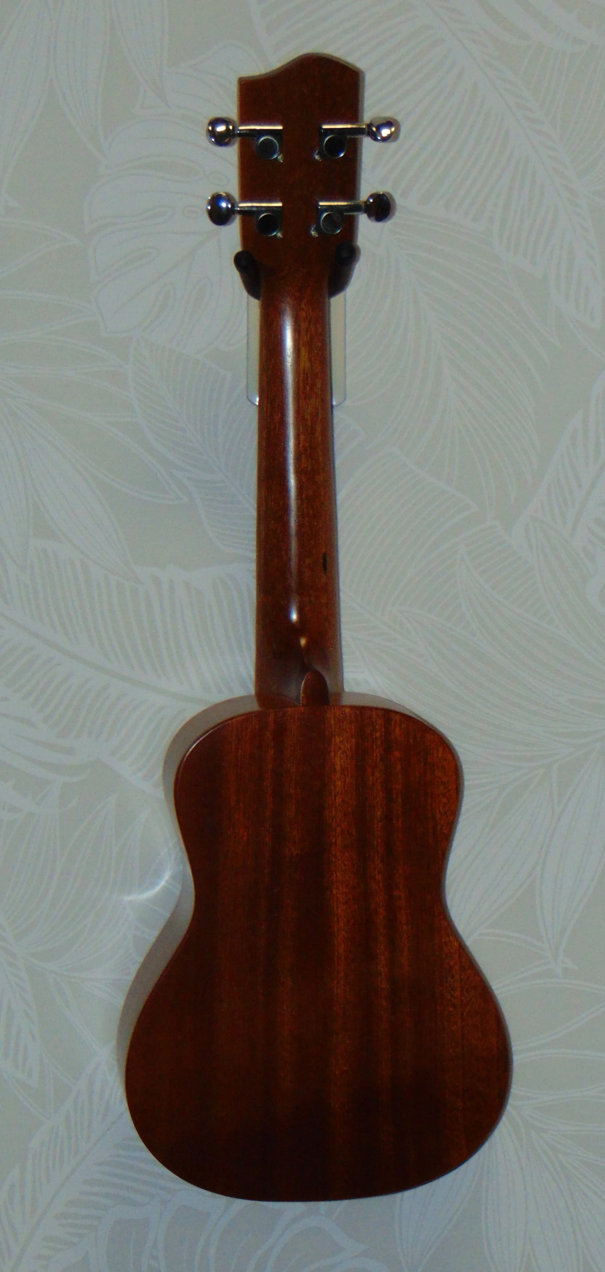 Solid Mahogany Tenor Aumakua Ukulele Back View