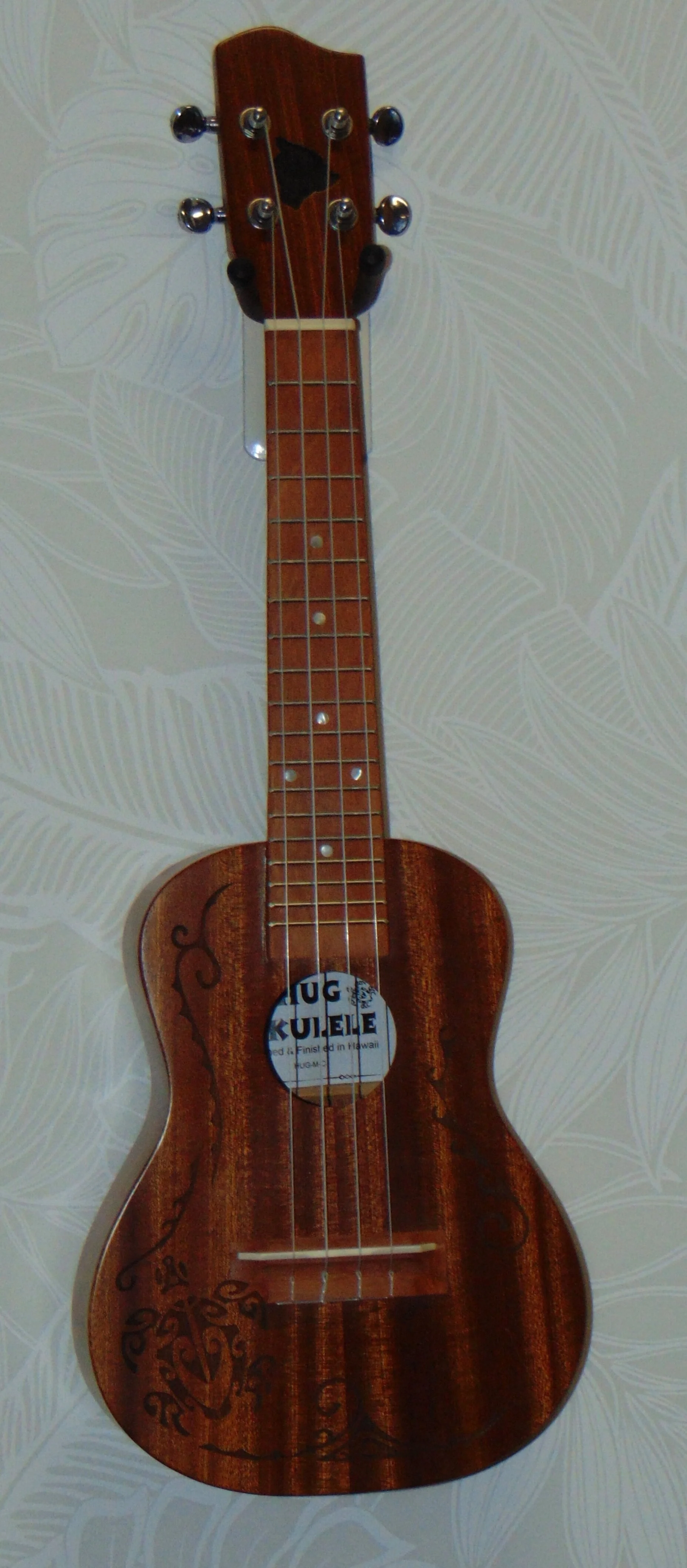 Solid Mahogany Tenor Aumakua Ukulele Front View