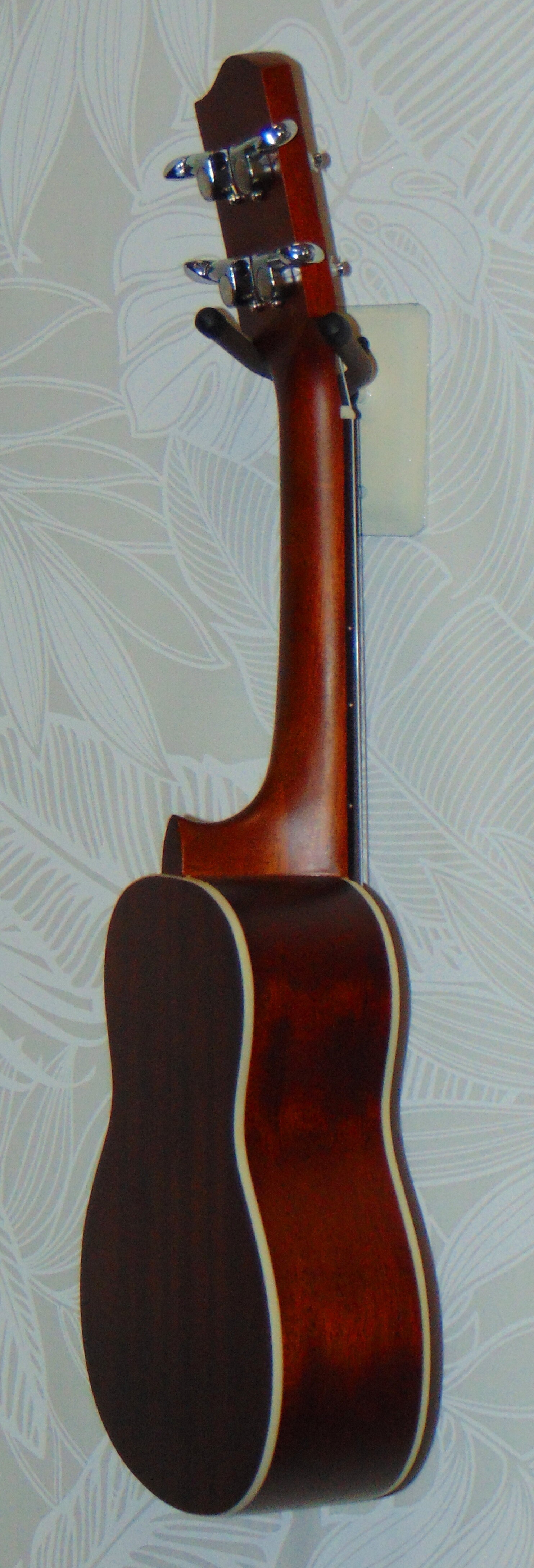 HUG Mahogany Series Soprano Ukulele Side View