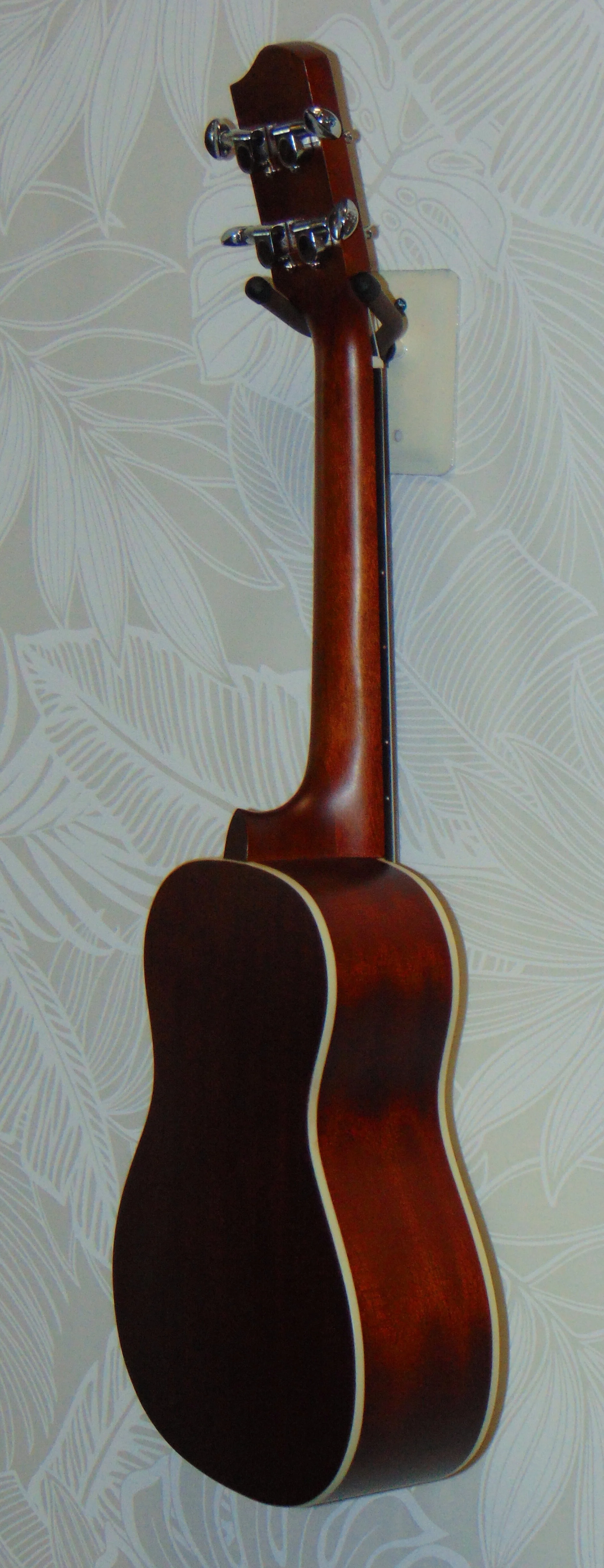 HUG Spruce Top Series Concert Ukulele Side View