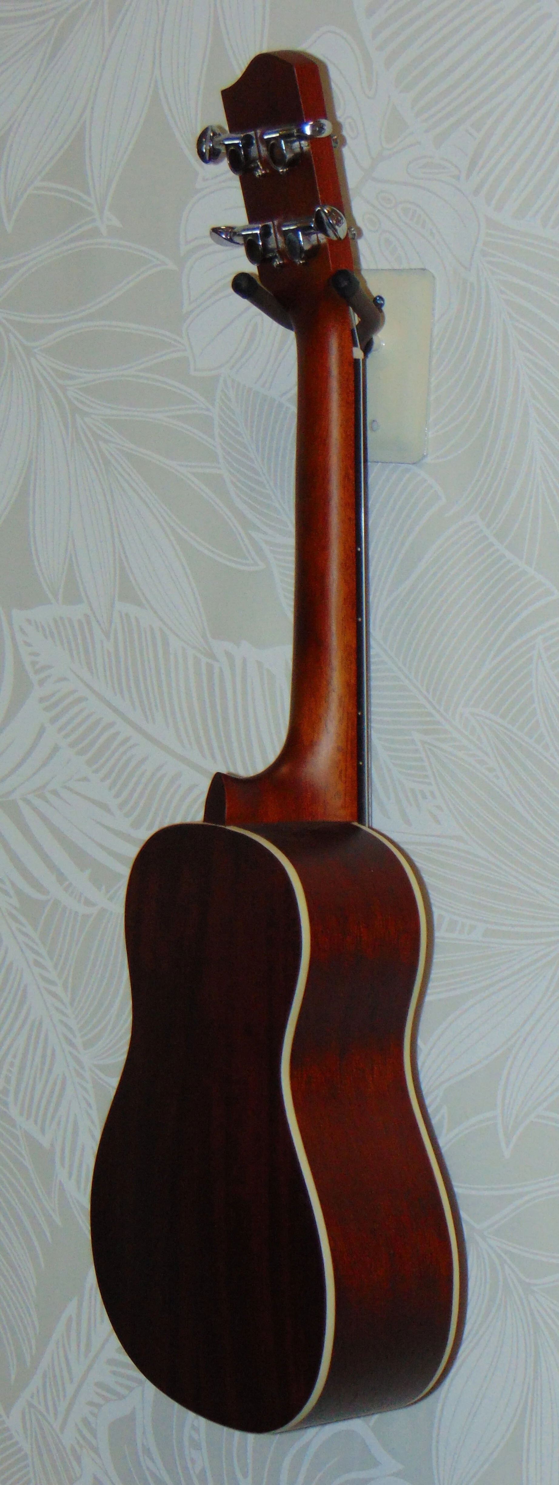 HUG Mahogany Tenor Electric Back View