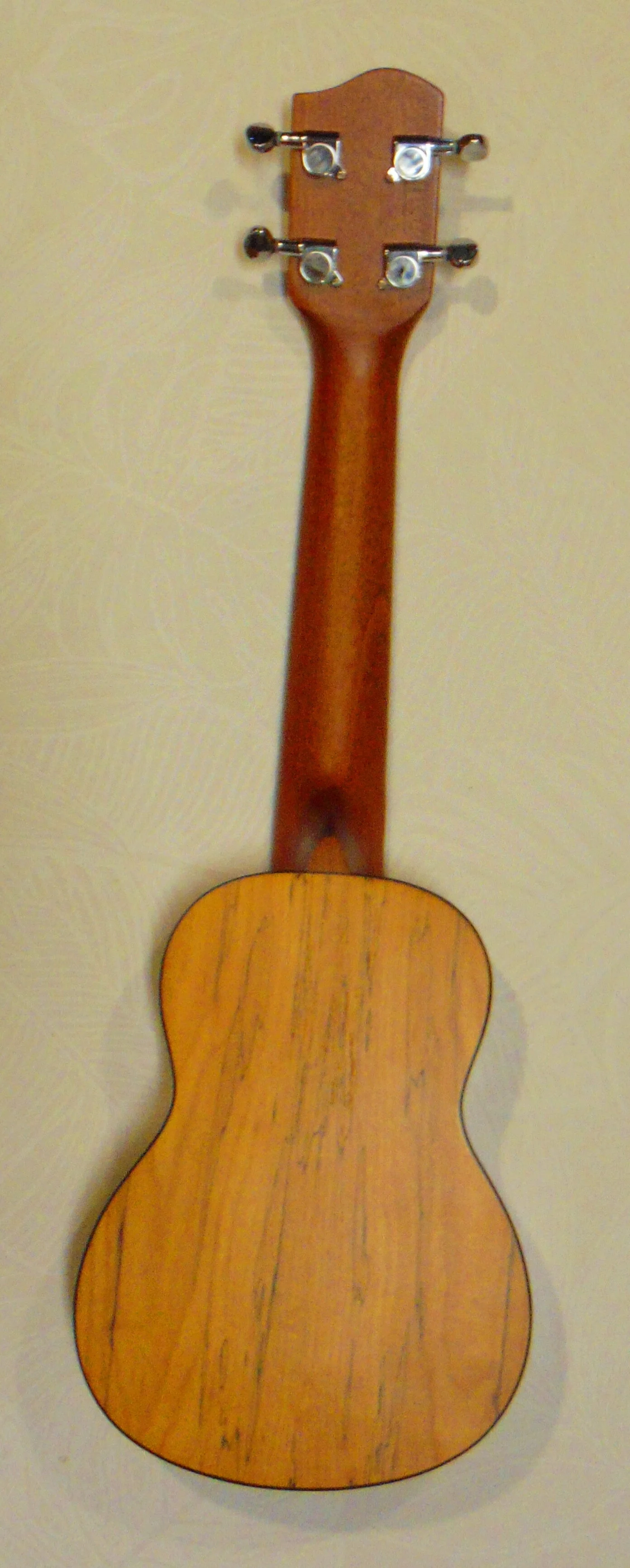 Solid Cedar and Spalted Maple Super Soprano Back (Copy)