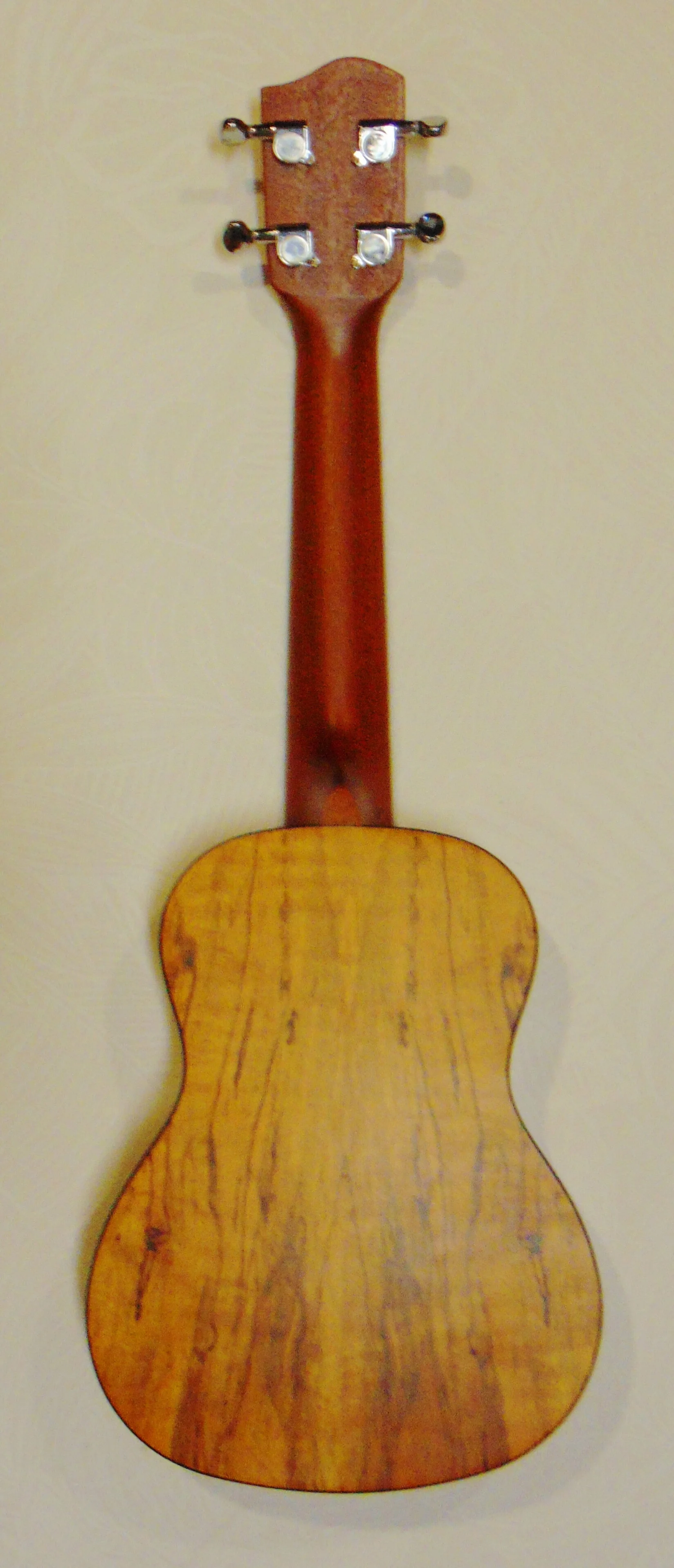 Solid Cedar and Spalted Maple Concert Back