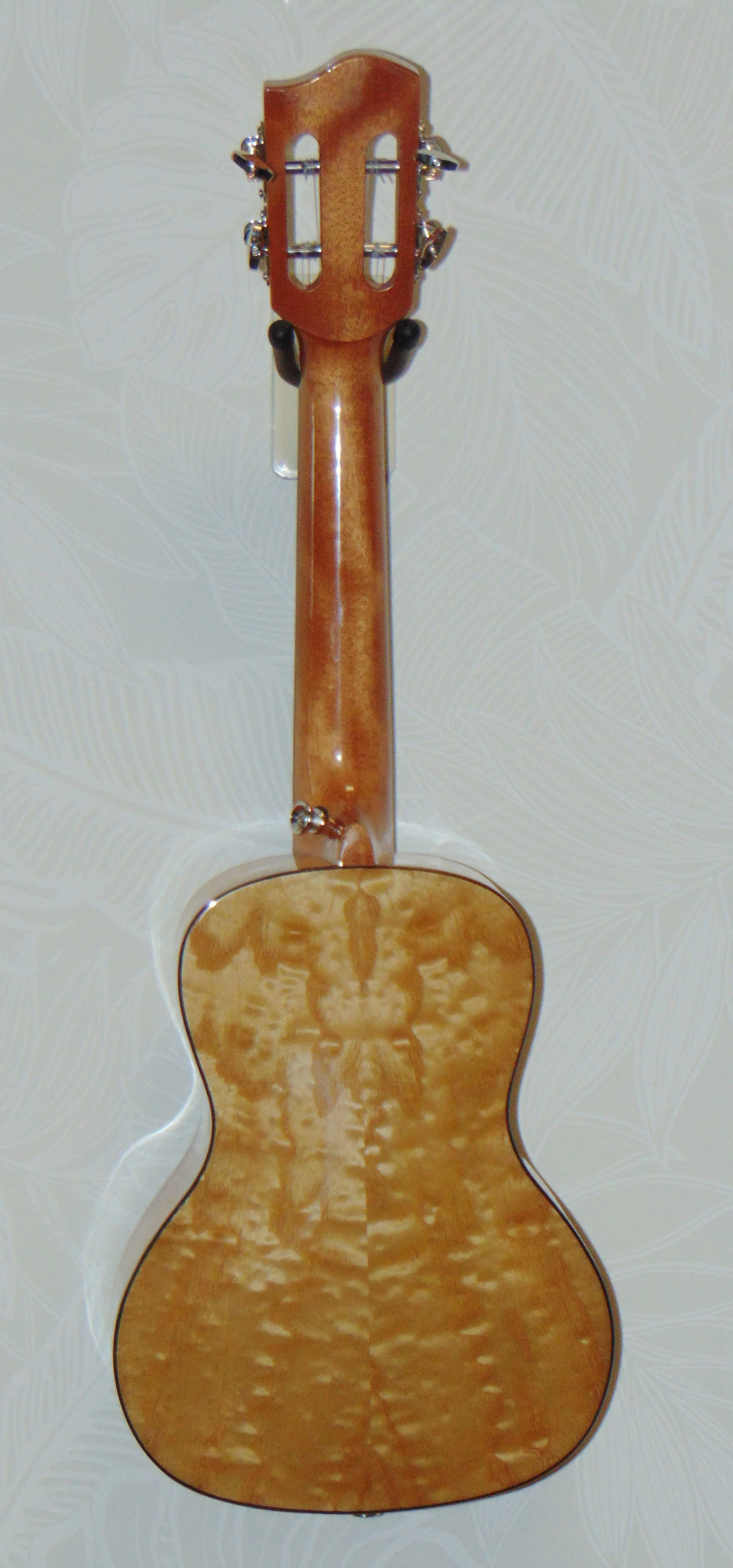 HUG Quilted Ash Tenor Ukulele Back View