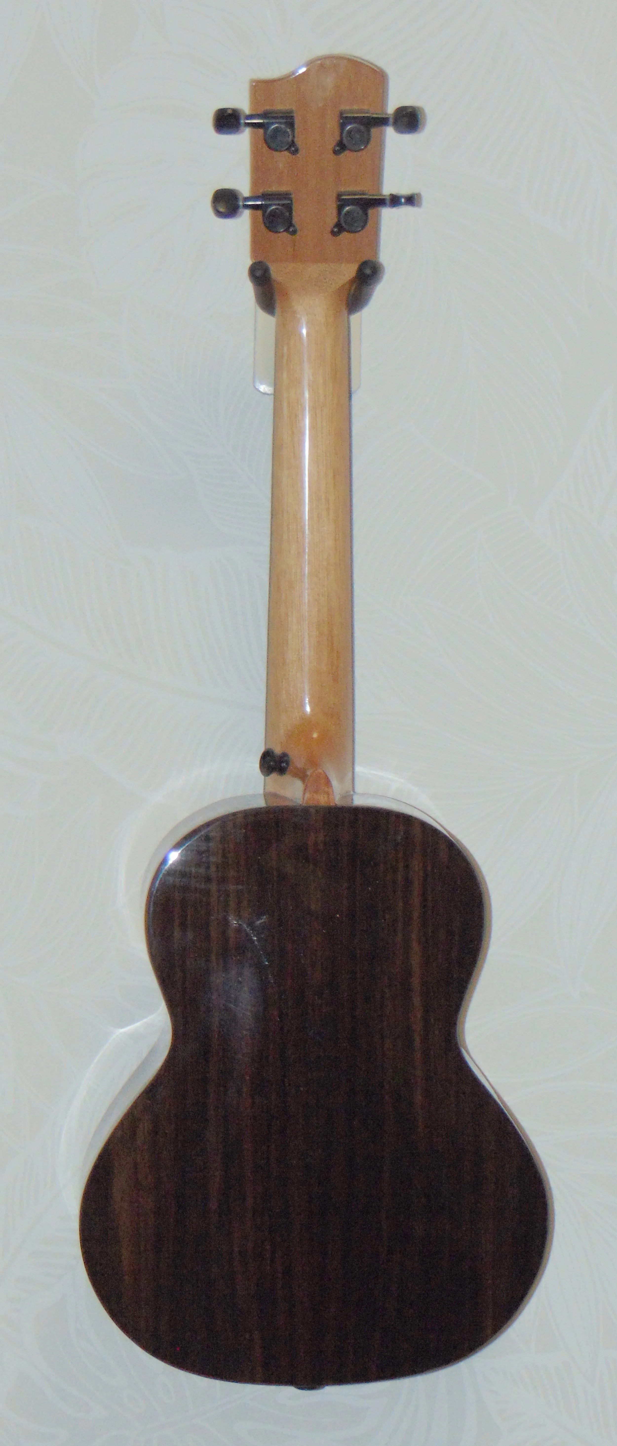 HUG Solid Cedar and Rosewood Concert Ukulele Back View