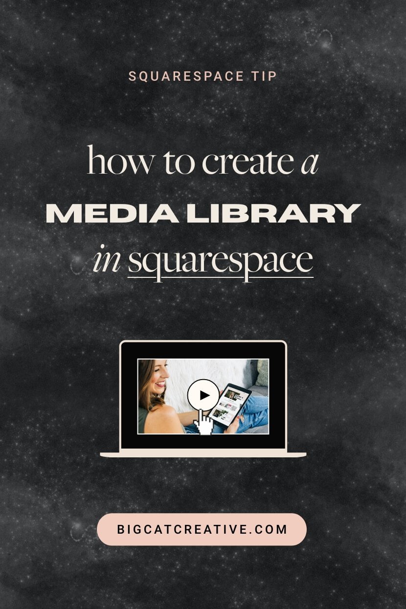 How to manage images and files in Squarespace library