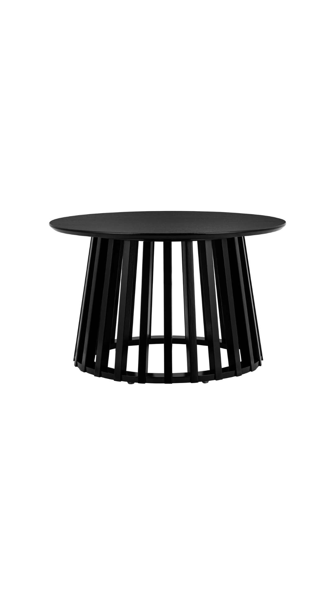 CHELSEA ROUND COFFEE TABLE - BLACK