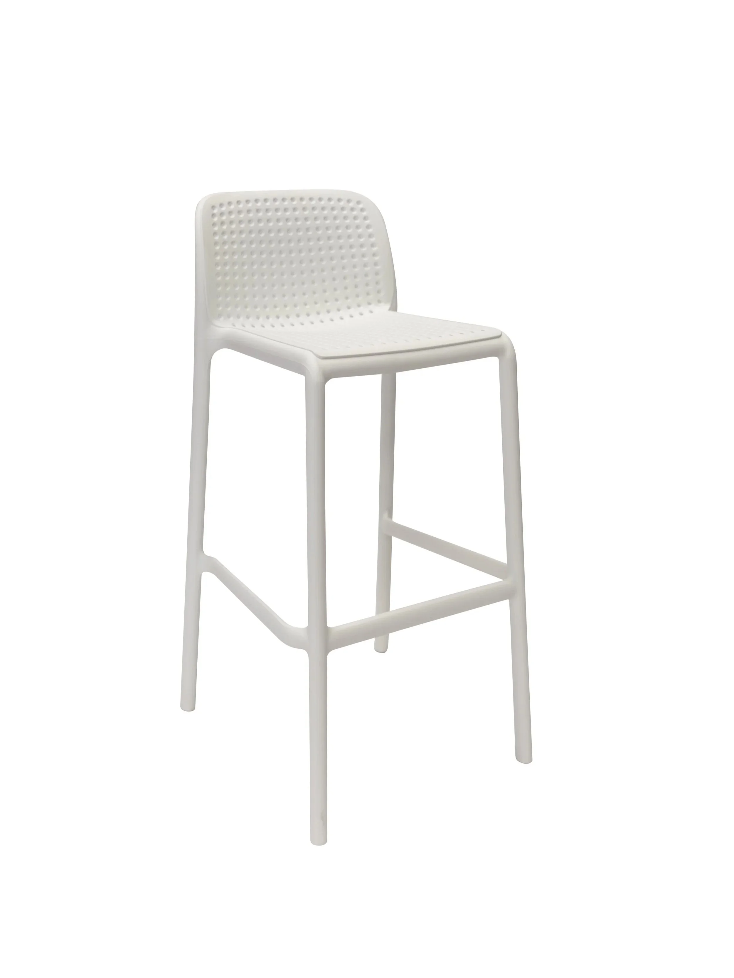 White bar stools available for hire in Sydney and NSW, ideal for weddings, corporate events, and private functions.