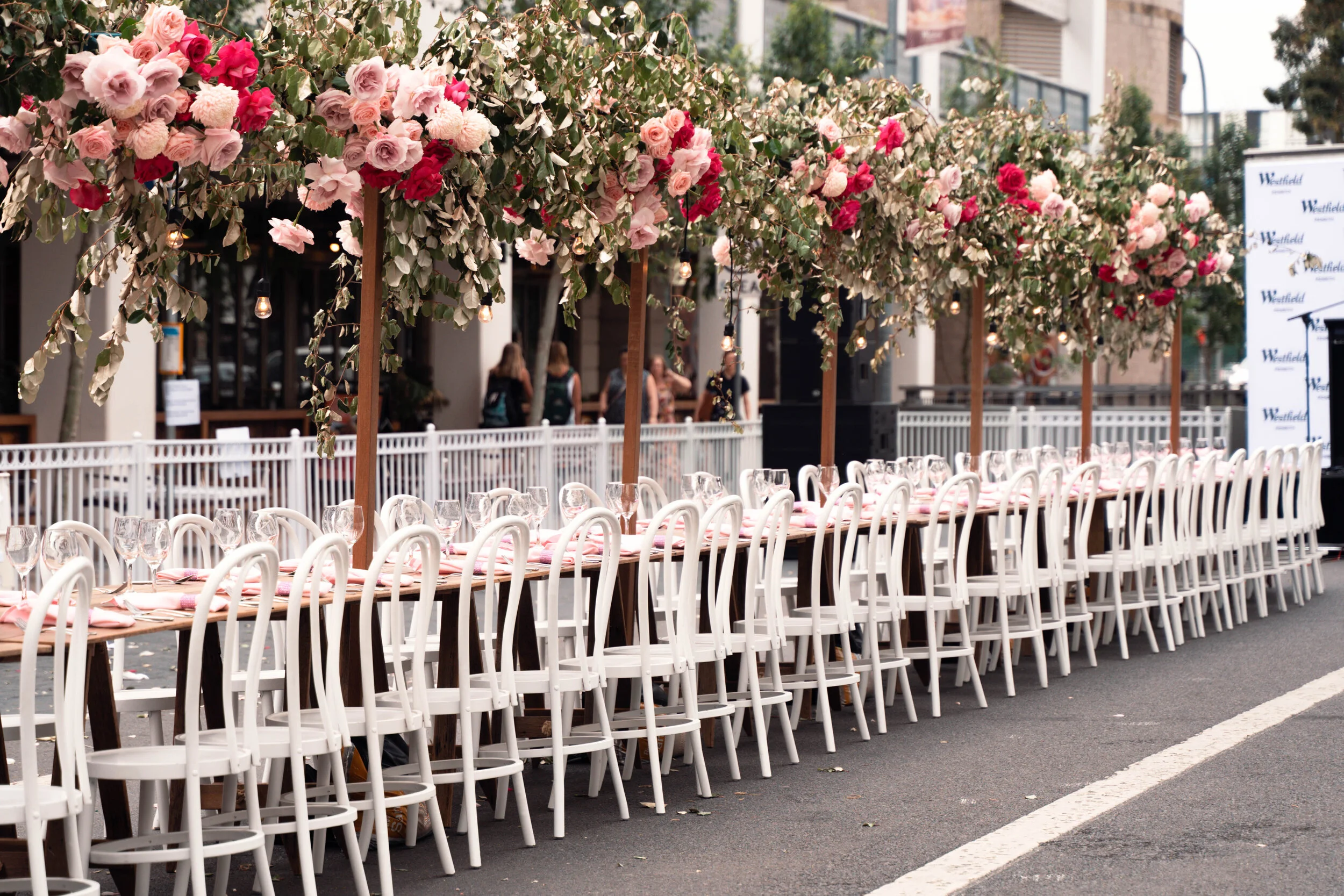 White Bentwood Chairs for event and wedding hire in Sydney and NSW.
