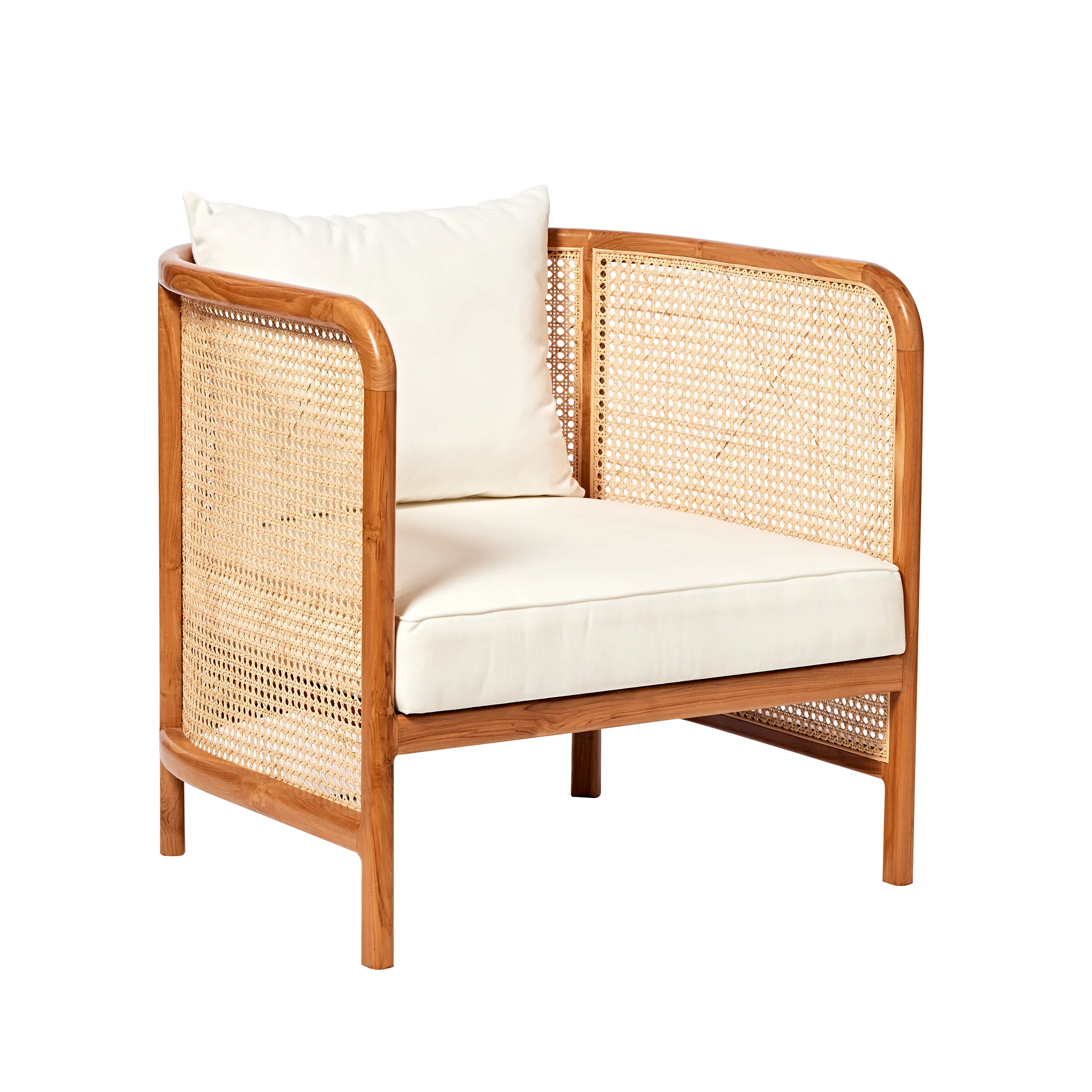 Curved White Armchairs — Event Hire Sydney HYRE EVENTS