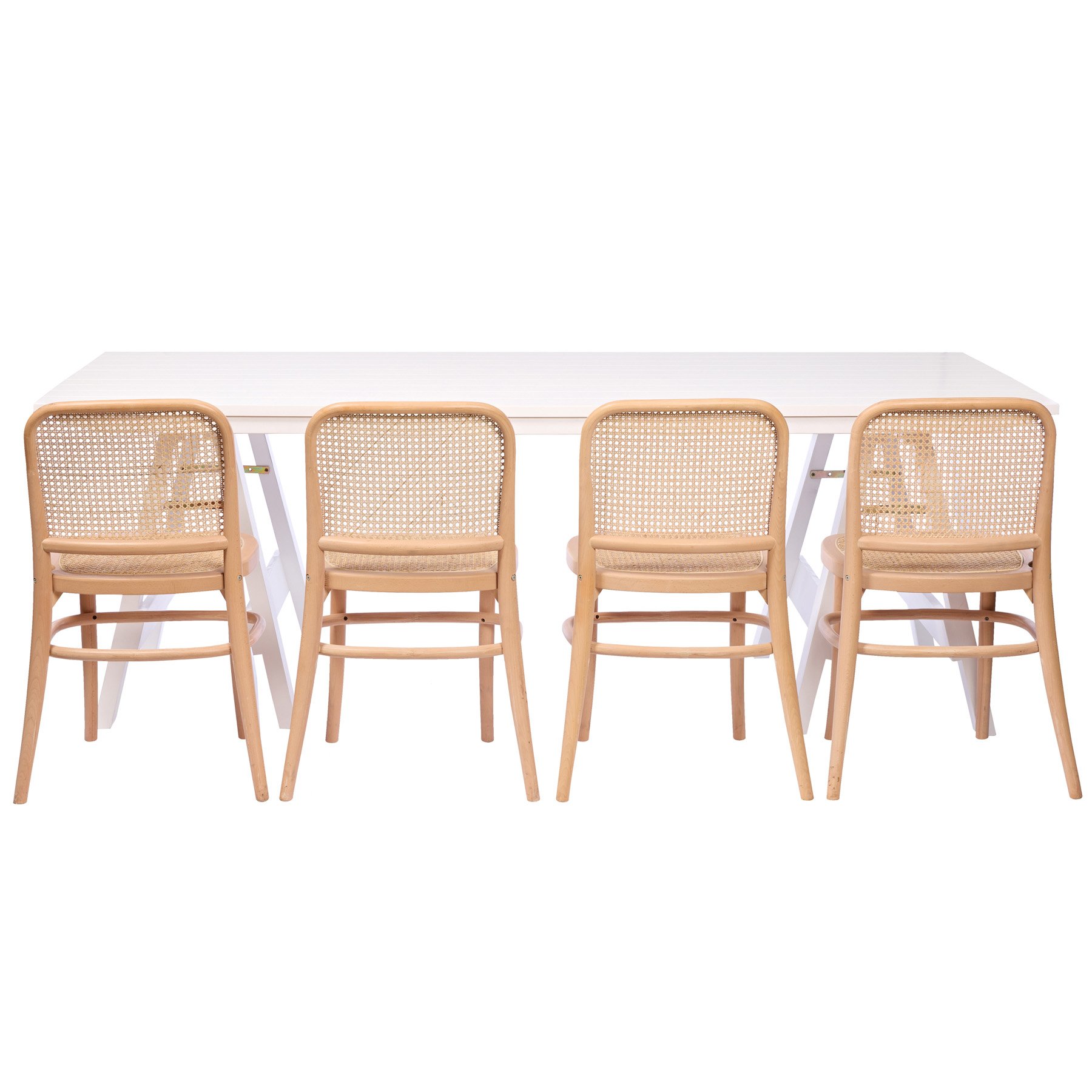 Natural Rattan Dining Chair for event hire in Sydney and NSW.