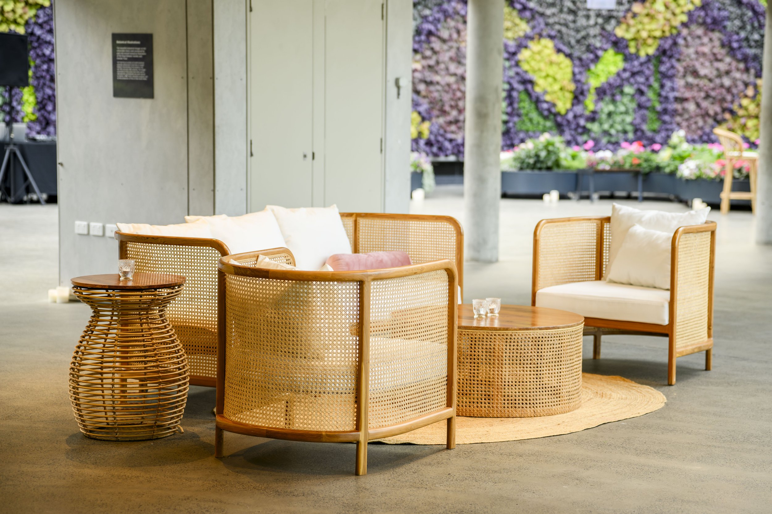 Sofa Event Luxe Lounge Sets & Rattan Sofas for Weddings and Events — Event Hire ...